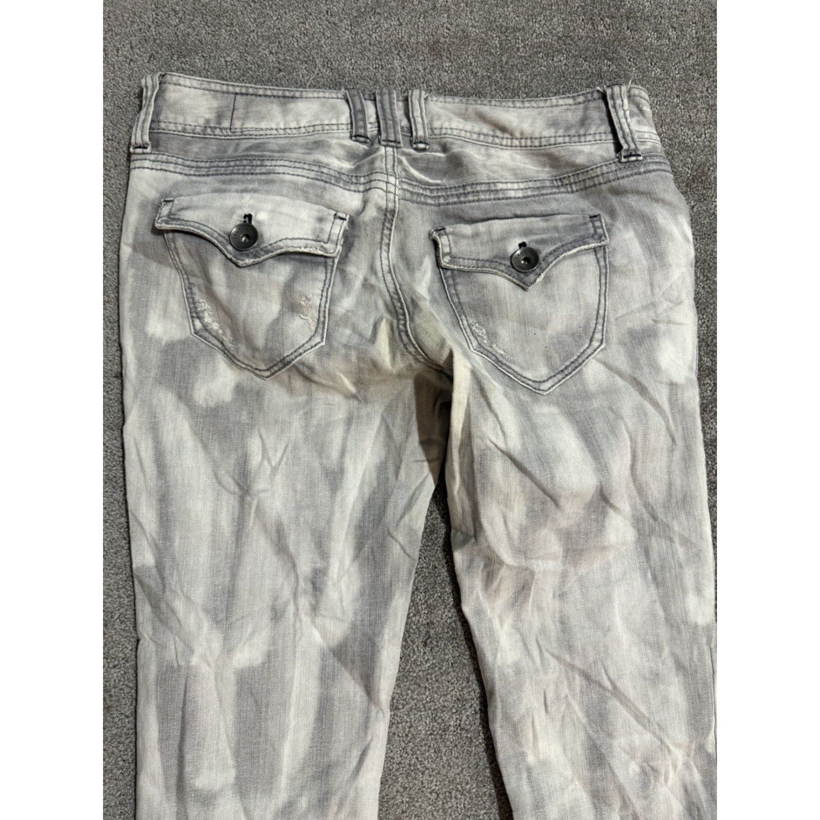 DKNY DKNY Jeans Womens Skinny Gray Ankle Zipper Size 26 City 5-Pocket Denim Cotton Blend Modern Regular Womens Size 26" / US 2 / IT 38 - 5 Thumbnail