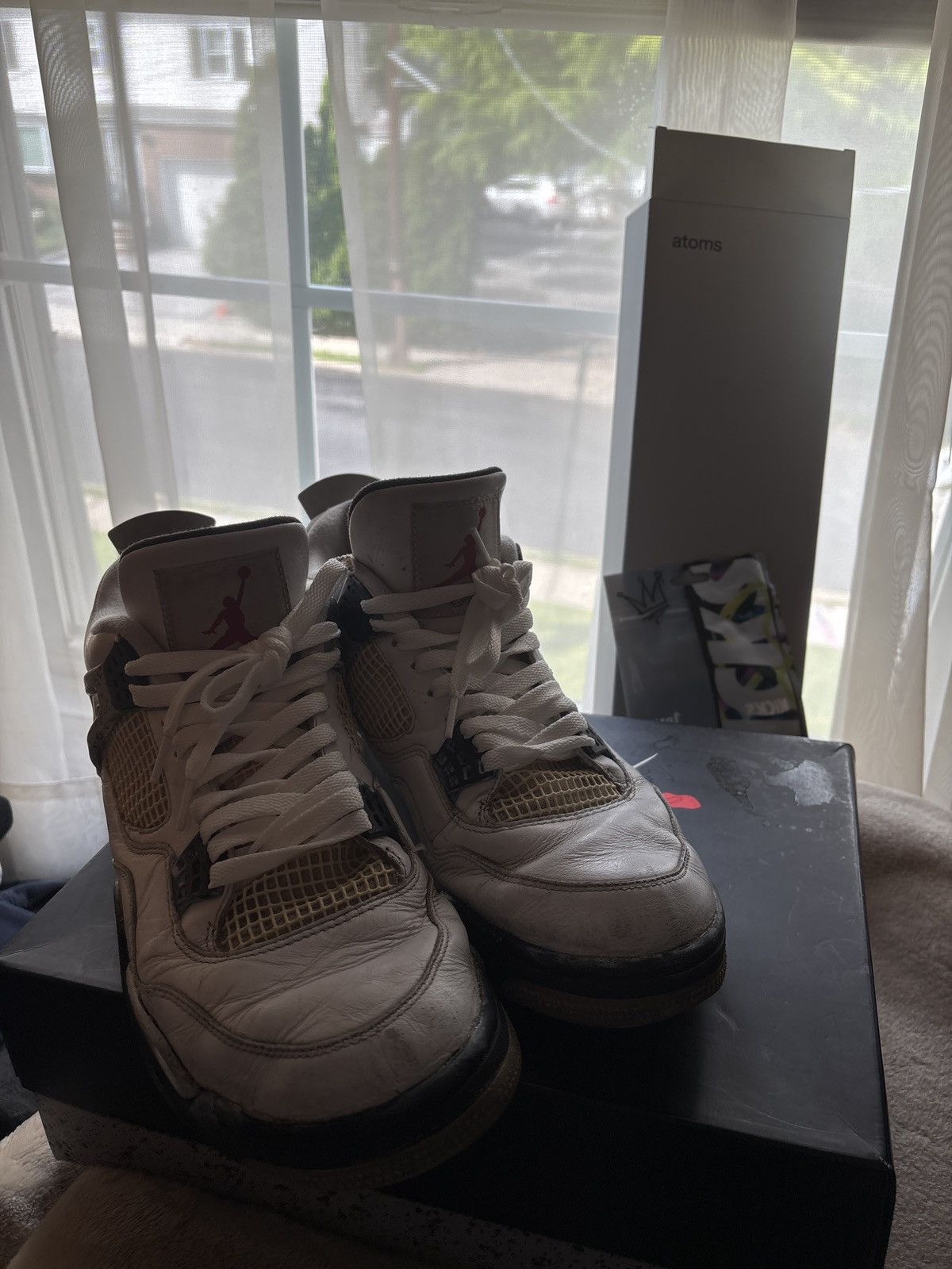 Jordan Brand × Nike Cement 4’s (2016) Size US 10.5 / EU 43-44 - 2 Thumbnail