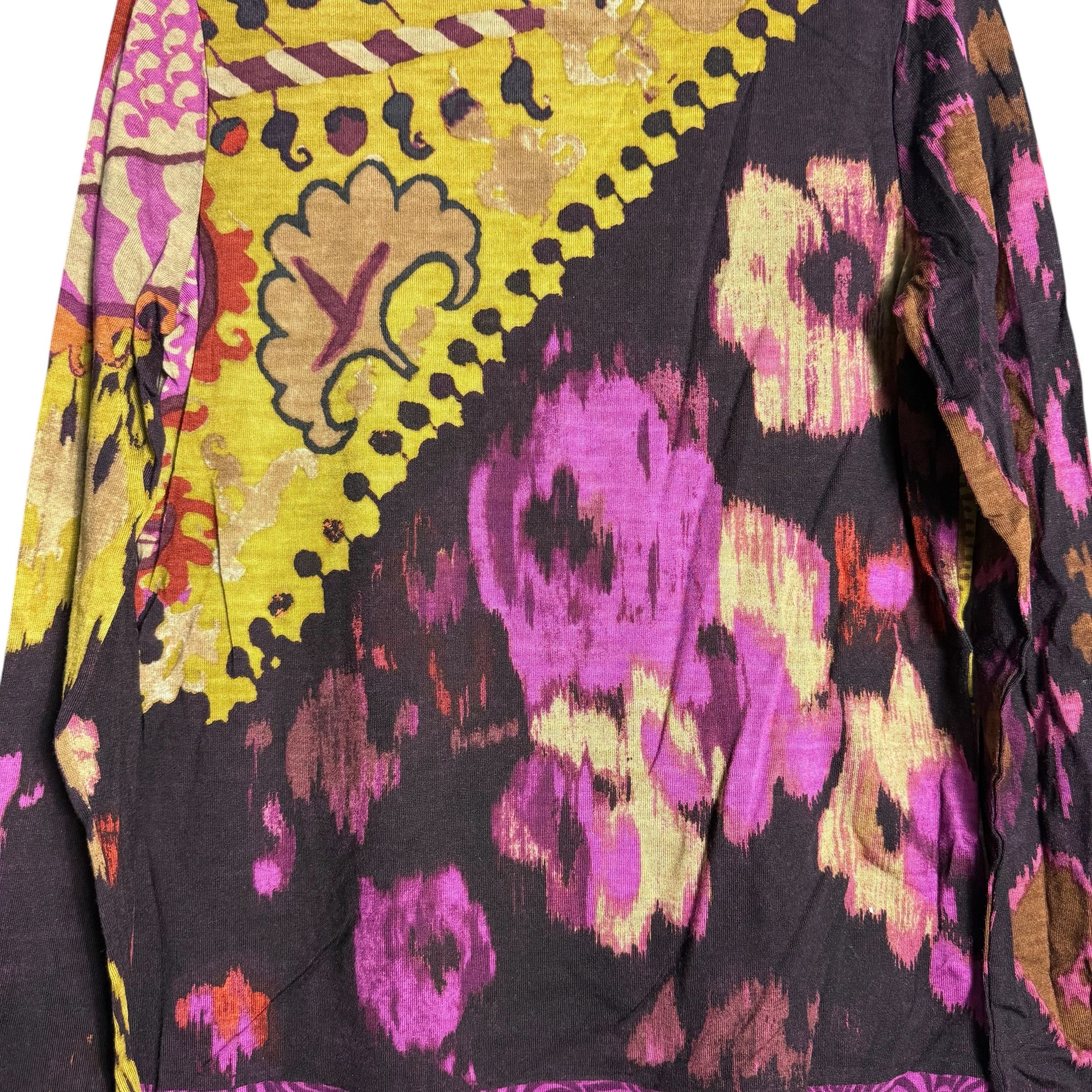 Etro 🔥RARE🔥Etro Milano Floral Multicolor Sweater Size L / US 10 / IT 46 - 2 Thumbnail