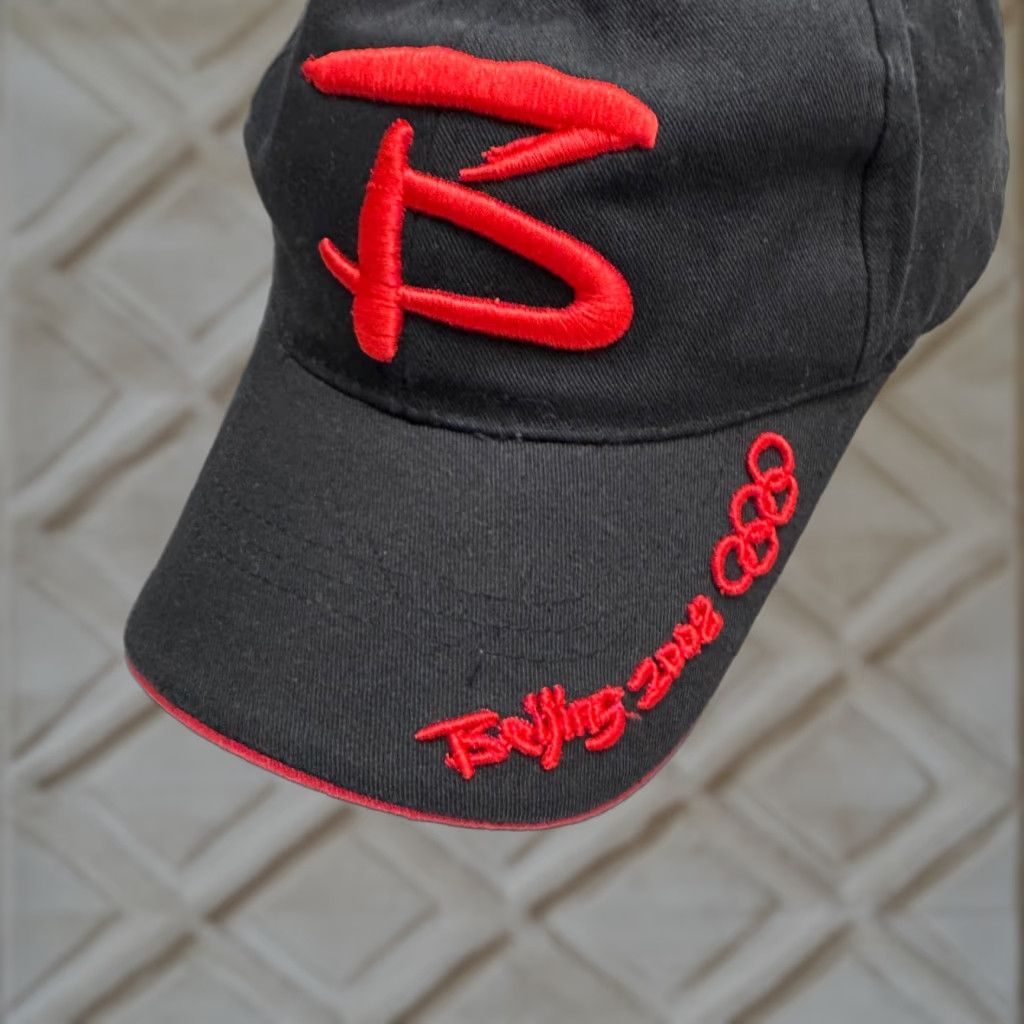 Vintage XP Apparel Beijing 2008 Olympics Baseball Cap Unisex Black Red Cap Hat Size ONE SIZE - 1 Thumbnail