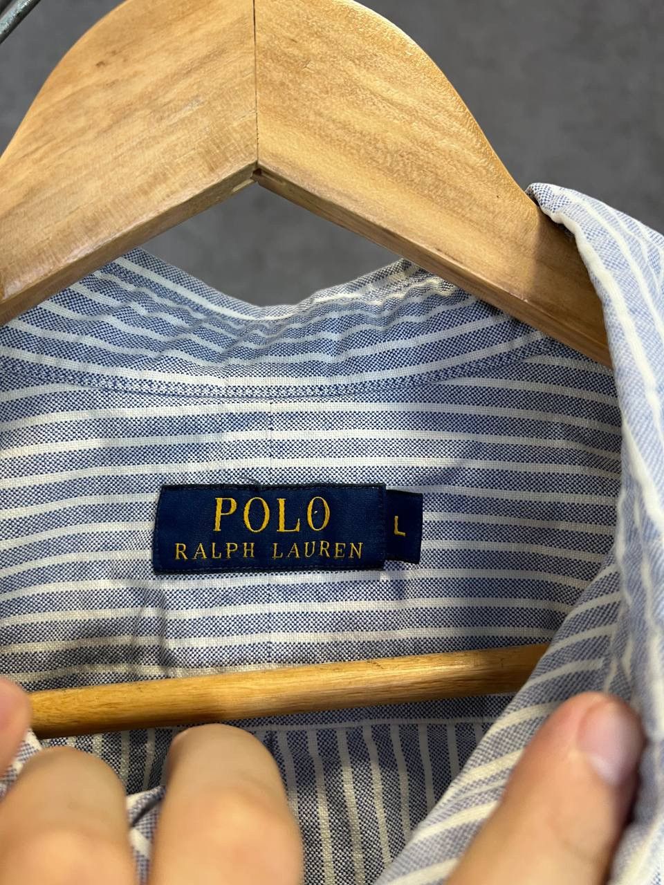 Polo Ralph Lauren Polo Ralph Lauren designer striped logo shirt Size US L / EU 52-54 / 3 - 4 Thumbnail