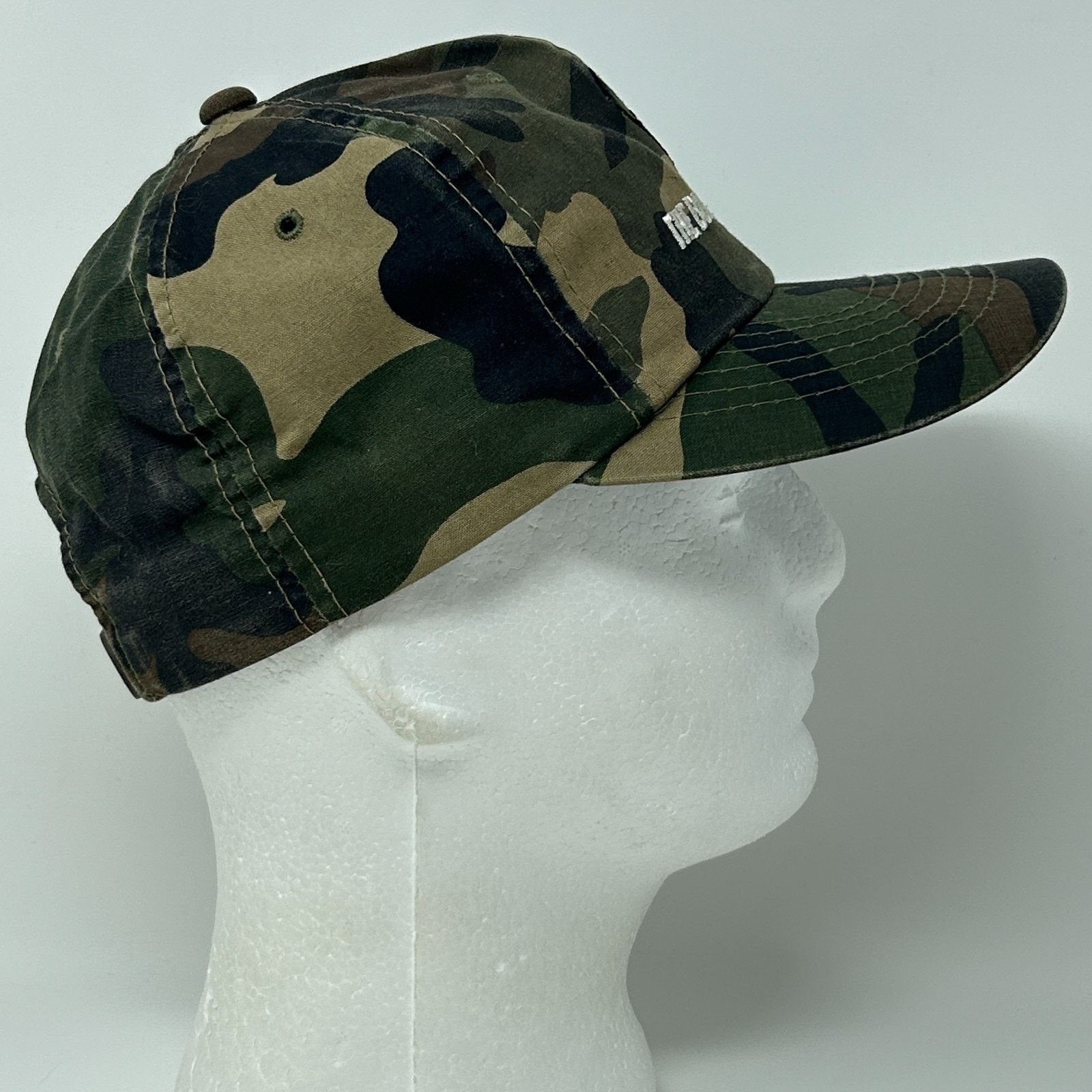 Vintage Vintage 90s Buck Stops Here Hat Baseball Cap Hunting Camo Size ONE SIZE - 12 Thumbnail