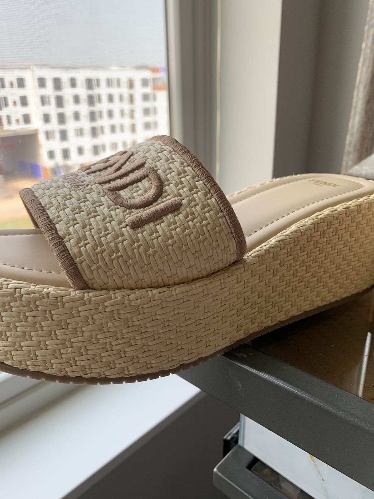 Fendi Fendi Sunshine Platform Wedge Sandal Size US 7.5 / IT 37.5 - 5 Thumbnail