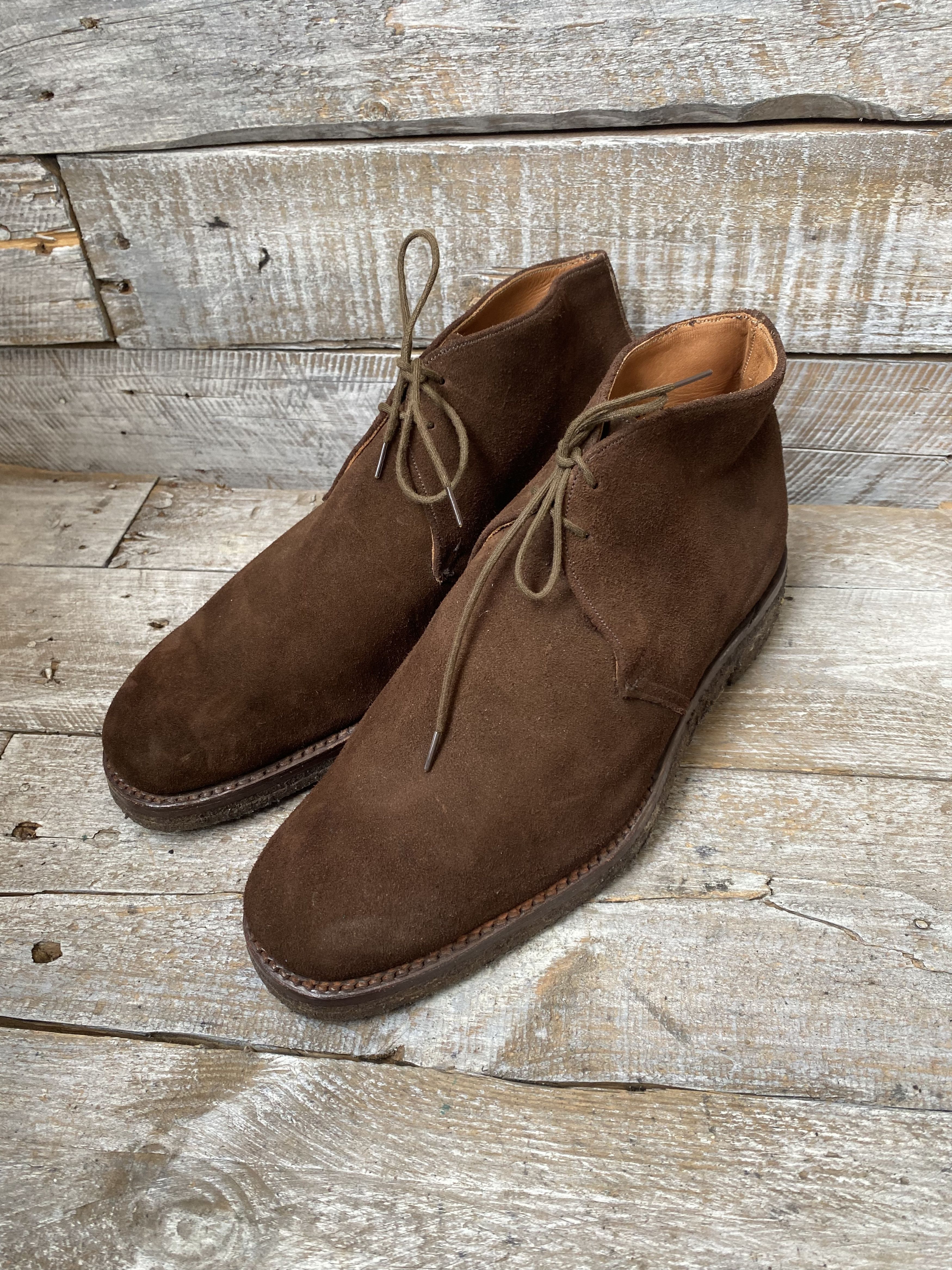 Crockett & Jones Crockett and jones brown chukka suede boots Size US 8.5 / EU 41-42 - 4 Thumbnail
