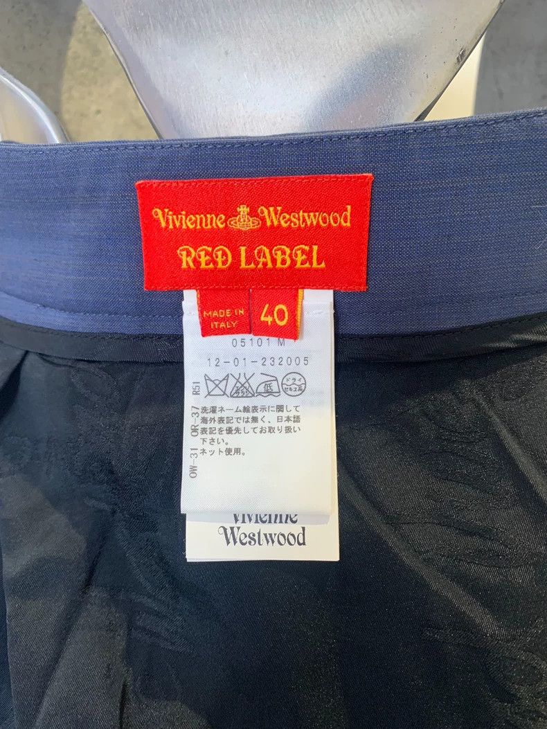 Vivienne Westwood Vivienne Westwood Blue irregular pleated A skirt Size 26" / US 2 / IT 38 - 8 Thumbnail