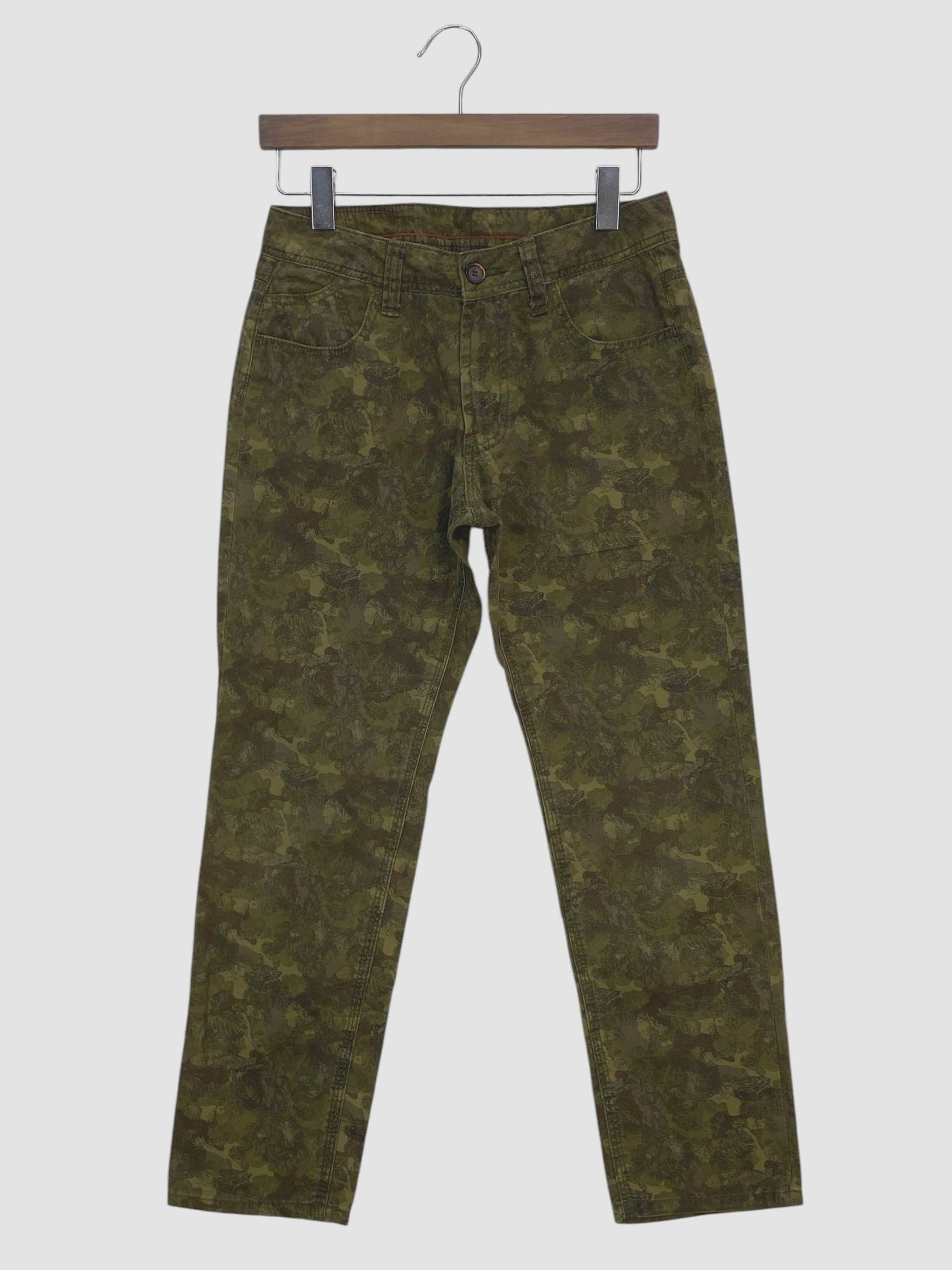 Japanese Brand Betty Smith Skinny Camo Pants Buckle Back Pants Size 25" / US 0 / IT 36 - 2 Thumbnail