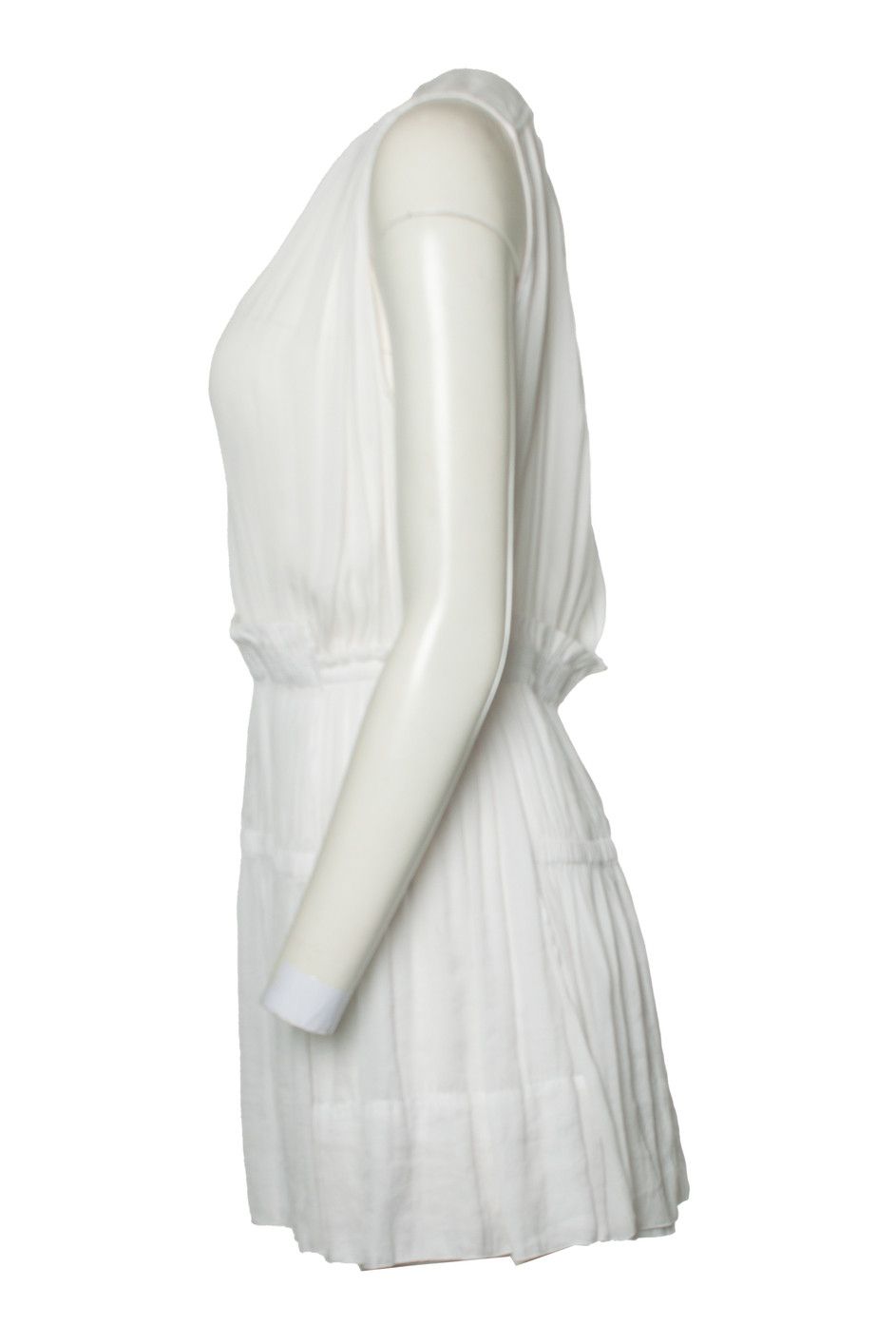 Isabel Marant Isabel Marant, White sheer dress with ruffles Size S / US 4 / IT 40 - 4 Thumbnail