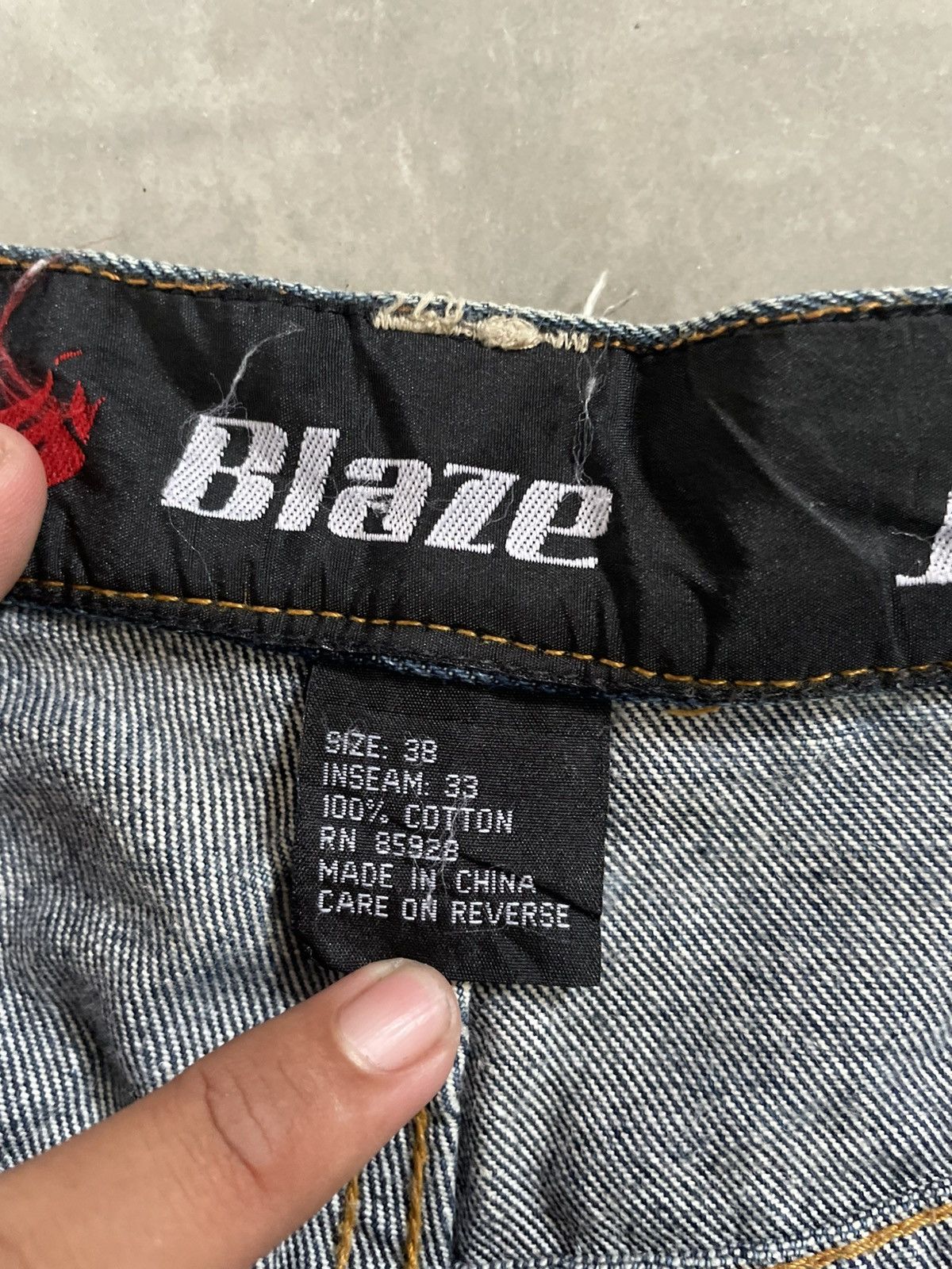 Other Vintage Y2k Johnny Blaze Baggy Cargo Carpenter Jeans Pant Size US 39 - 8 Thumbnail