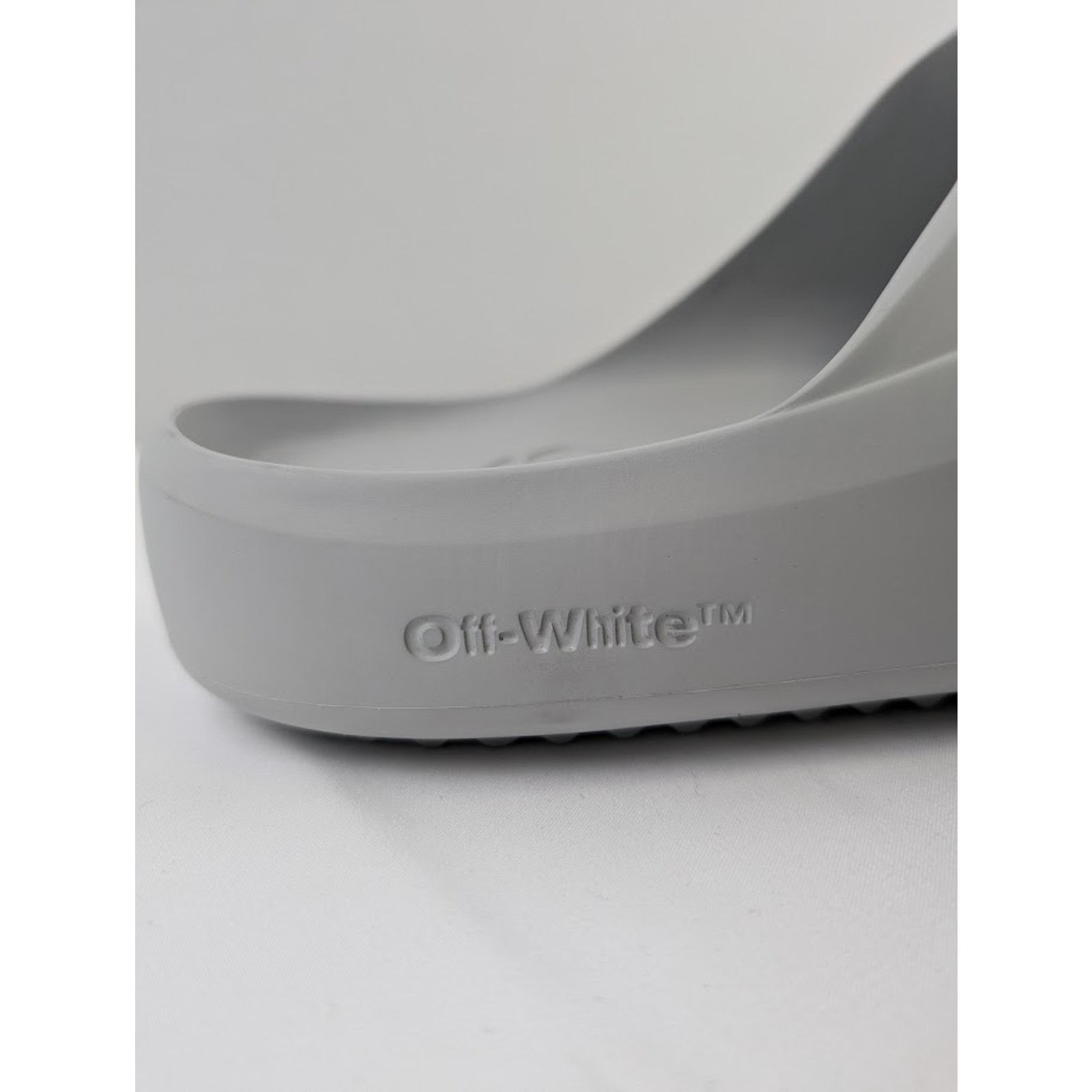 Off-White o1rshd1 Q: 3 / Meteor Padded Slider in Light Grey Size US 12 / EU 45 - 3 Thumbnail