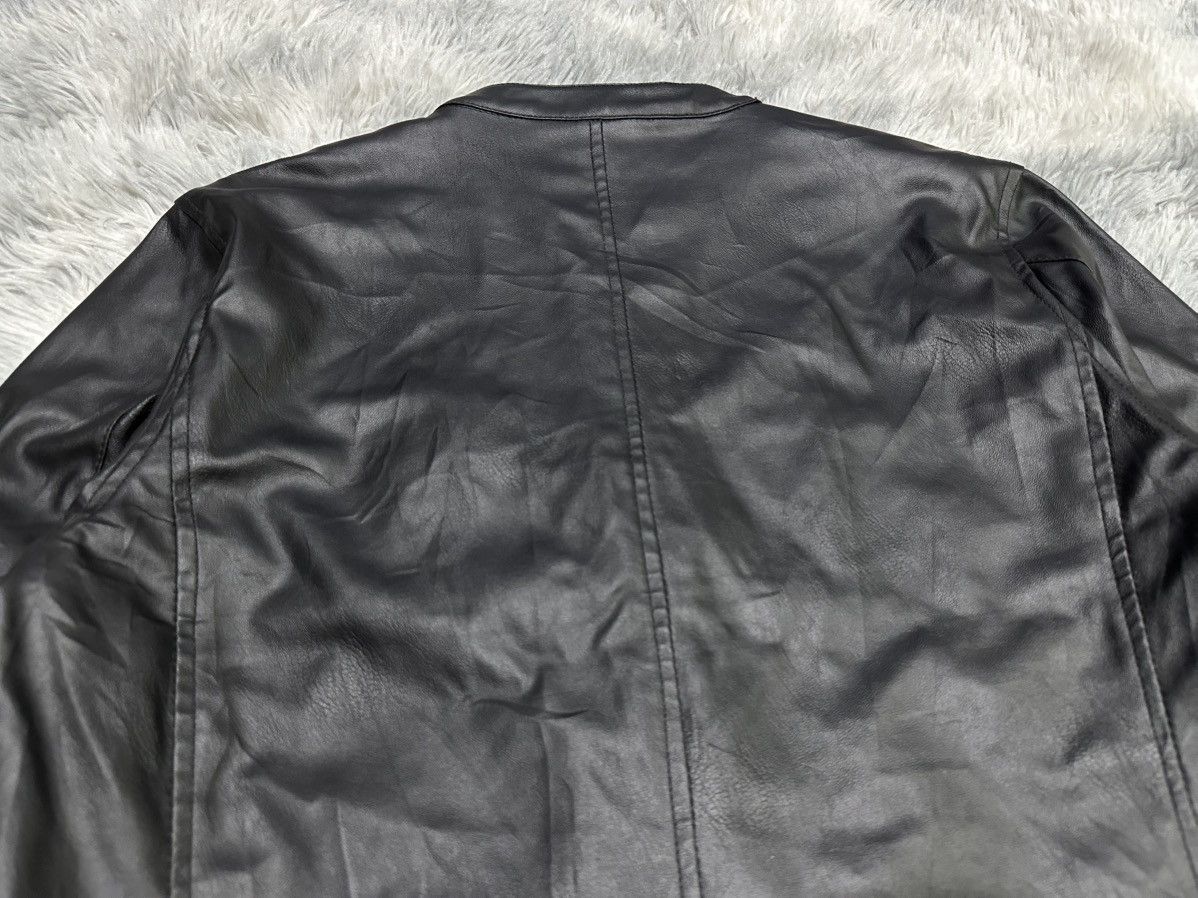 Japanese Brand 🔥Sick Y2K Spinns Faux Leather Biker Jacket Goth Punk Size US M / EU 48-50 / 2 - 10 Thumbnail