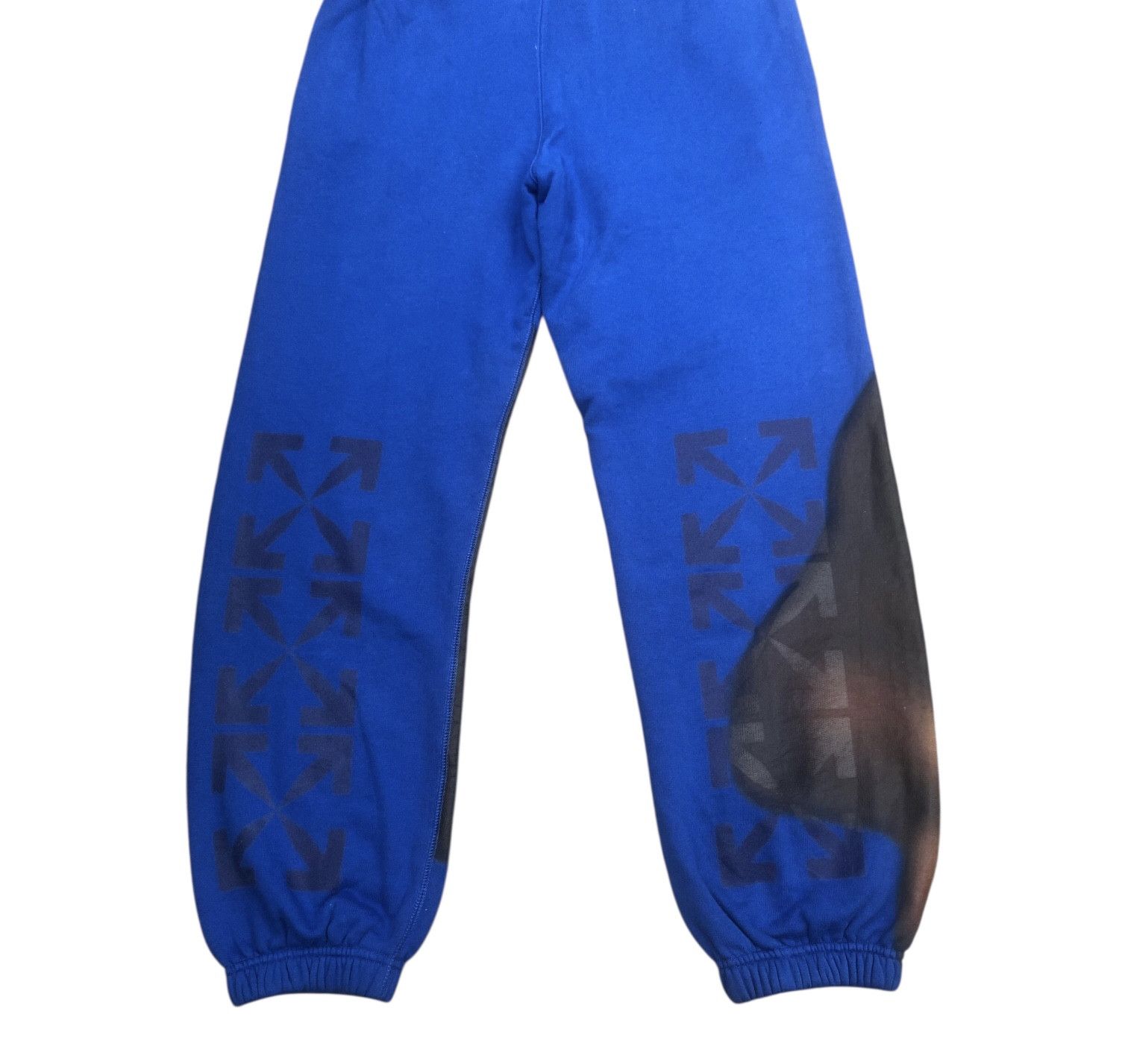 Off-White 💯OFF-WHITE c/o VIRGIL ABLOH Blue Mona Lisa SweatPants Size US 32 / EU 48 - 6 Thumbnail