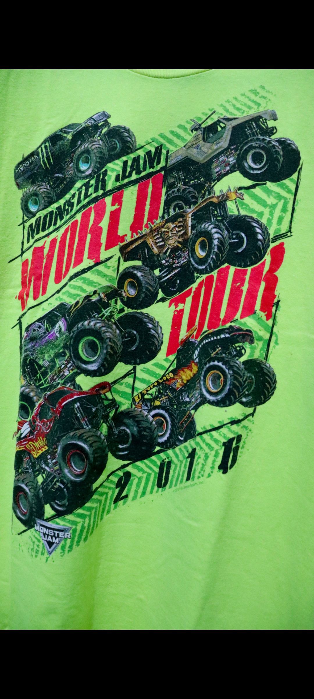 Alstyle × Vintage MonsterJam World Tour - 2016 Size US XL / EU 56 / 4 - 2 Thumbnail