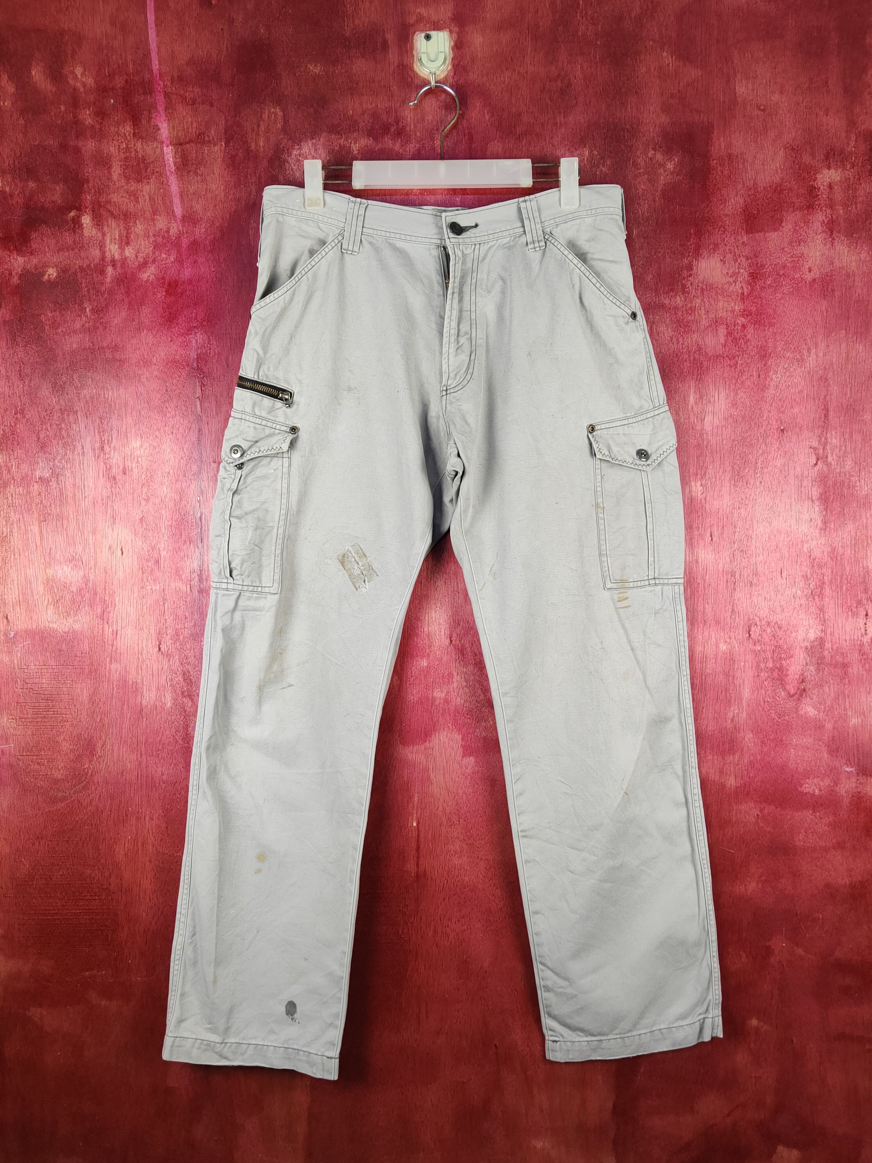 Japanese Brand GW Gray Multipocket Tactical Cargo Pants #S2286 Size US 32 / EU 48 - 1 Thumbnail