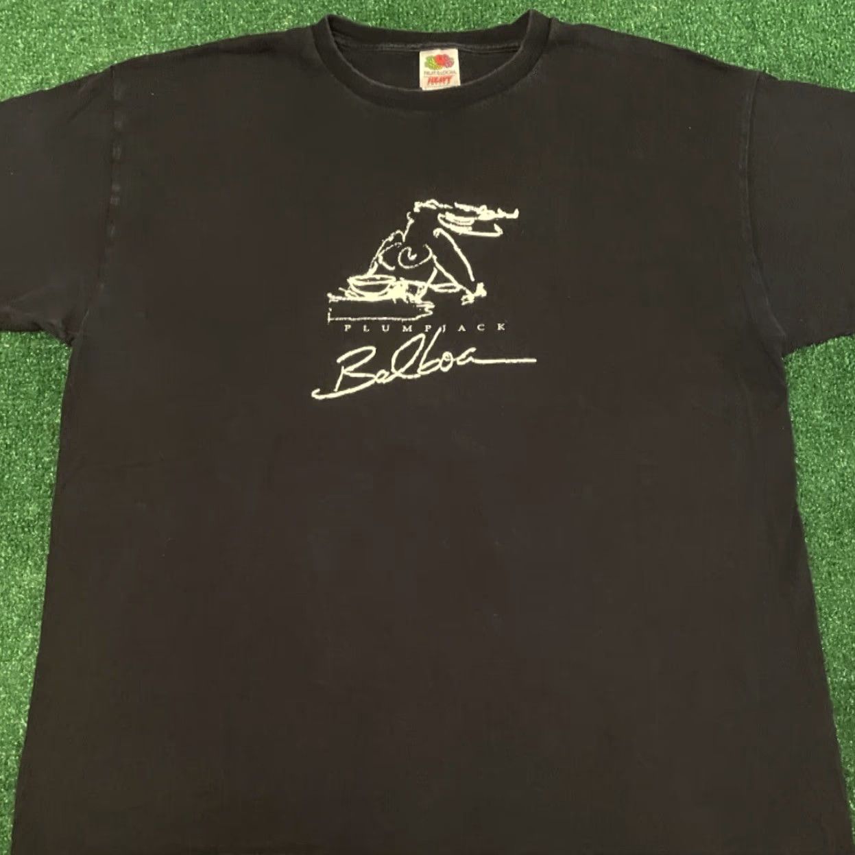 Vintage VINTAGE 90s Art Tee Plump Jack Balboa Cafe San Francisco VTG Shirt Mens XL Black Size US XL / EU 56 / 4 - 4 Thumbnail