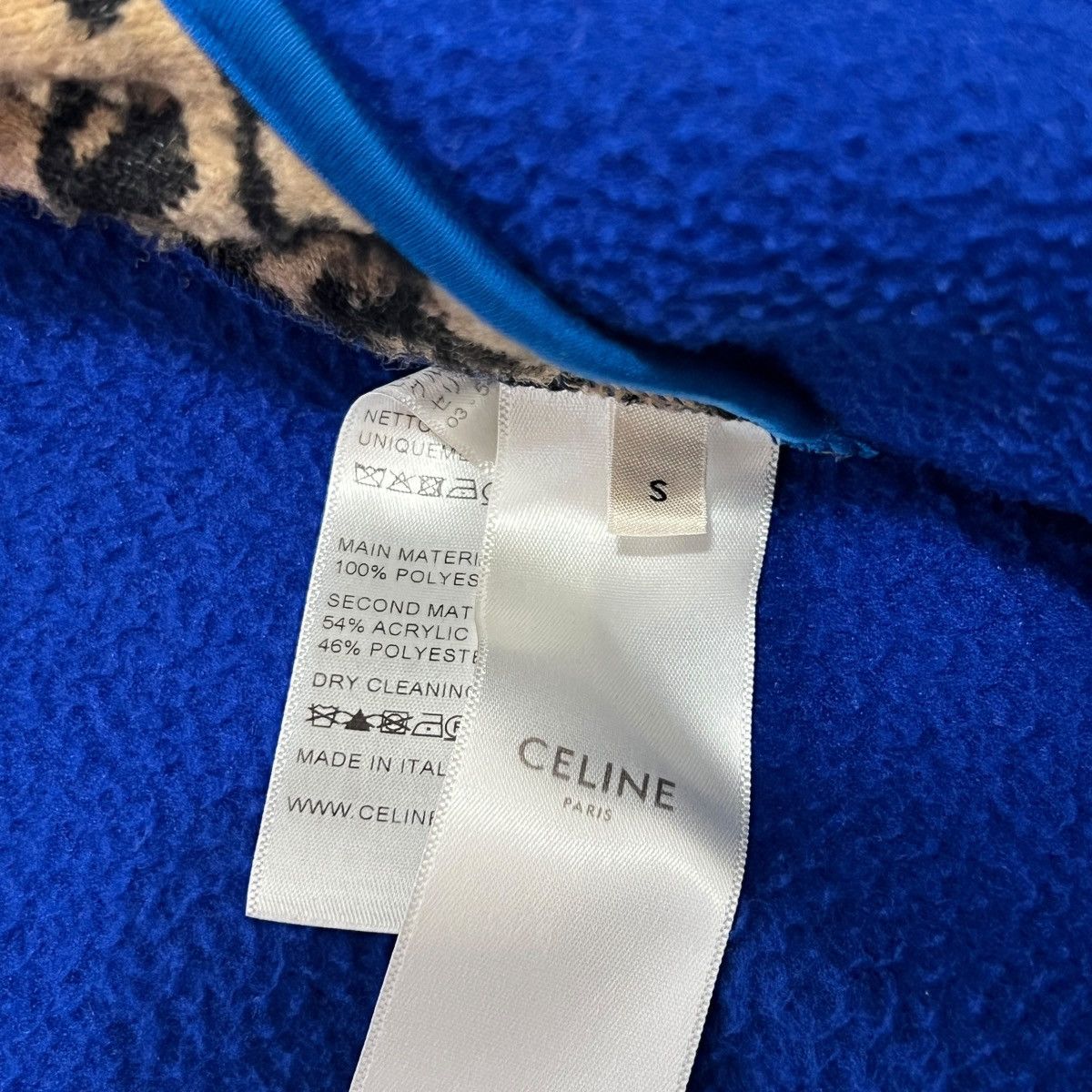 Celine CELINE 21SS Hedi Slimane THE DANCING KID Color Fleece Jacket Size US S / EU 44-46 / 1 - 8 Thumbnail