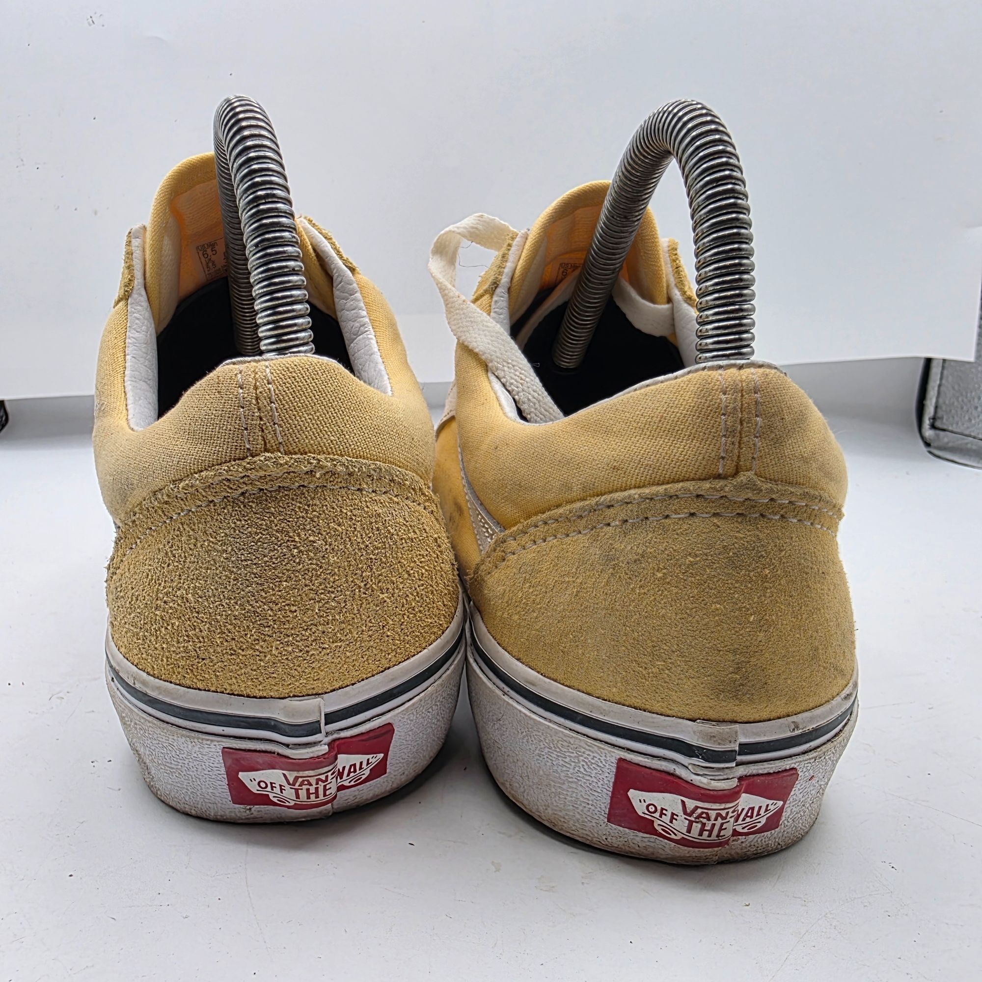 Vans Vans Old Skool Womens 8 Mustard Yellow White Skate Shoes Cas Size US 8 / IT 38 - 5 Thumbnail