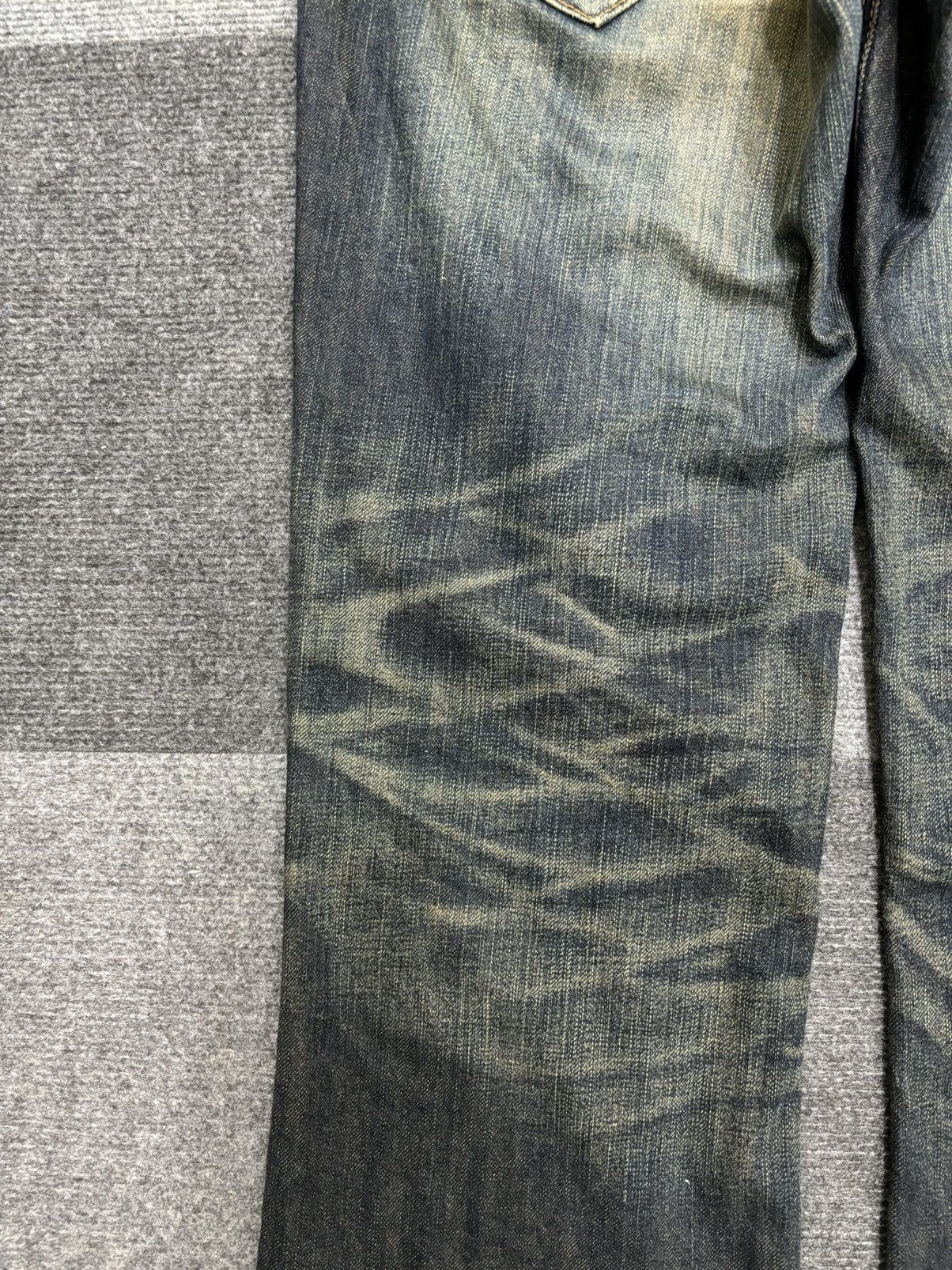 Edwin 💥90s Style💥Rare Insane Edwin 421 Rusty Fades Denim F462 Size US 31 - 18 Thumbnail