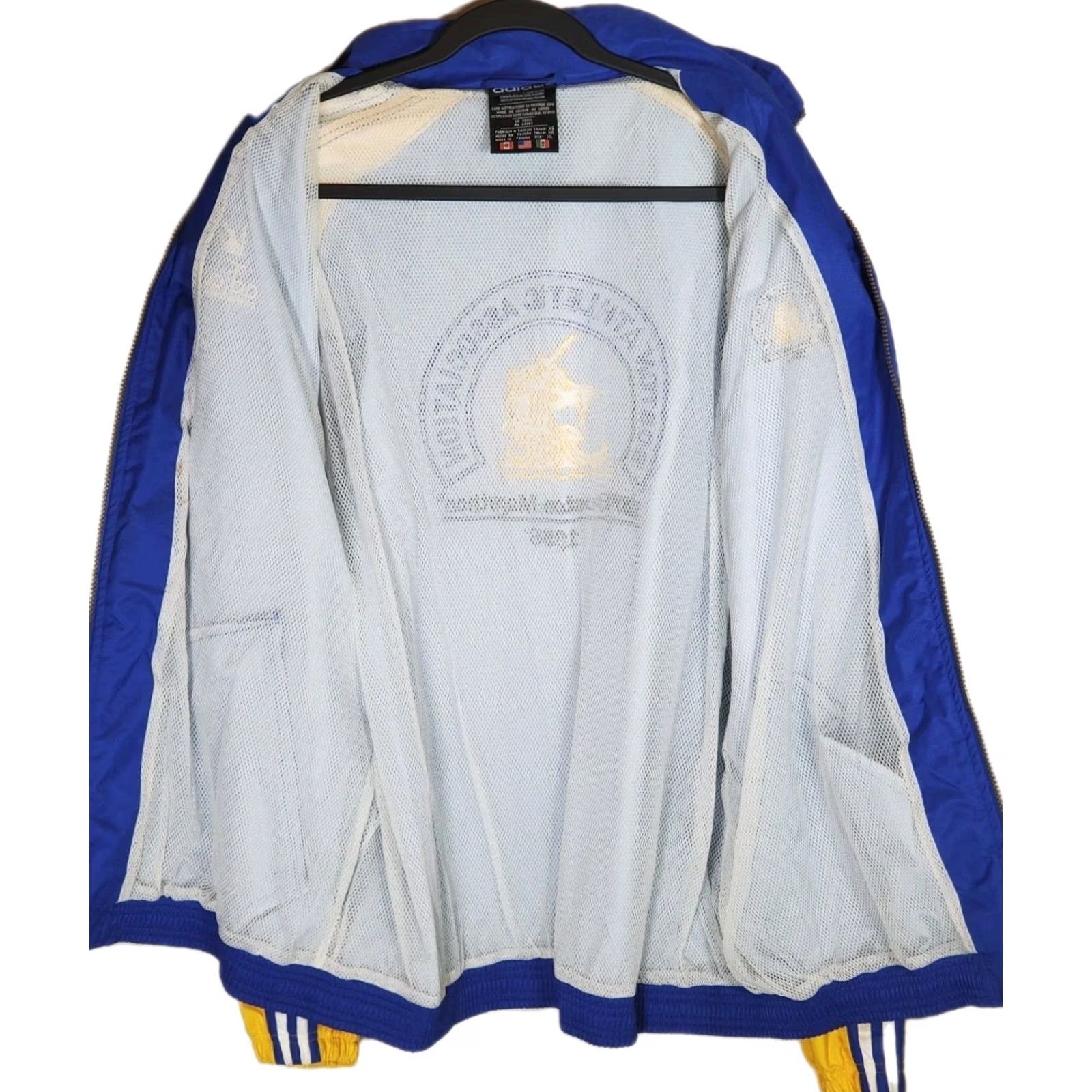 Adidas VINTAGE Adidas Boston Marathon 1996 100th Track Jacket Blue Yellow Men’s XL Adidas Jacket Boys? Size US XL / EU 56 / 4 - 4 Thumbnail