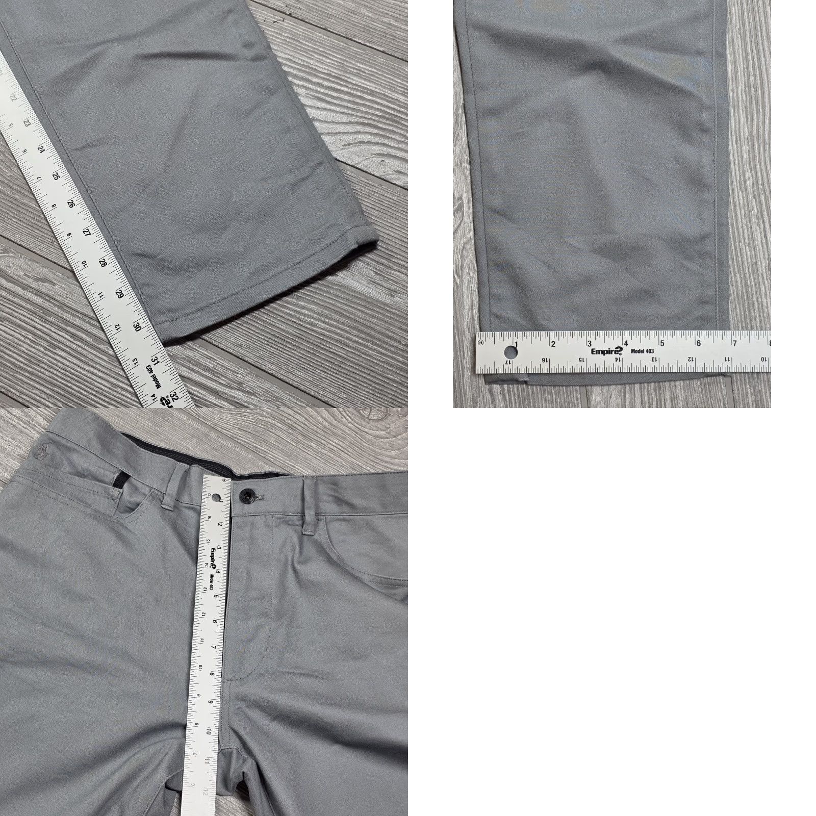 Polo Ralph Lauren VINTAGE Polo Ralph Lauren Pants Mens 33x31 Gray 5 Pocket Performance Stretch Golf Slim Shirt Size US XS / EU 42 / 0 - 11 Thumbnail