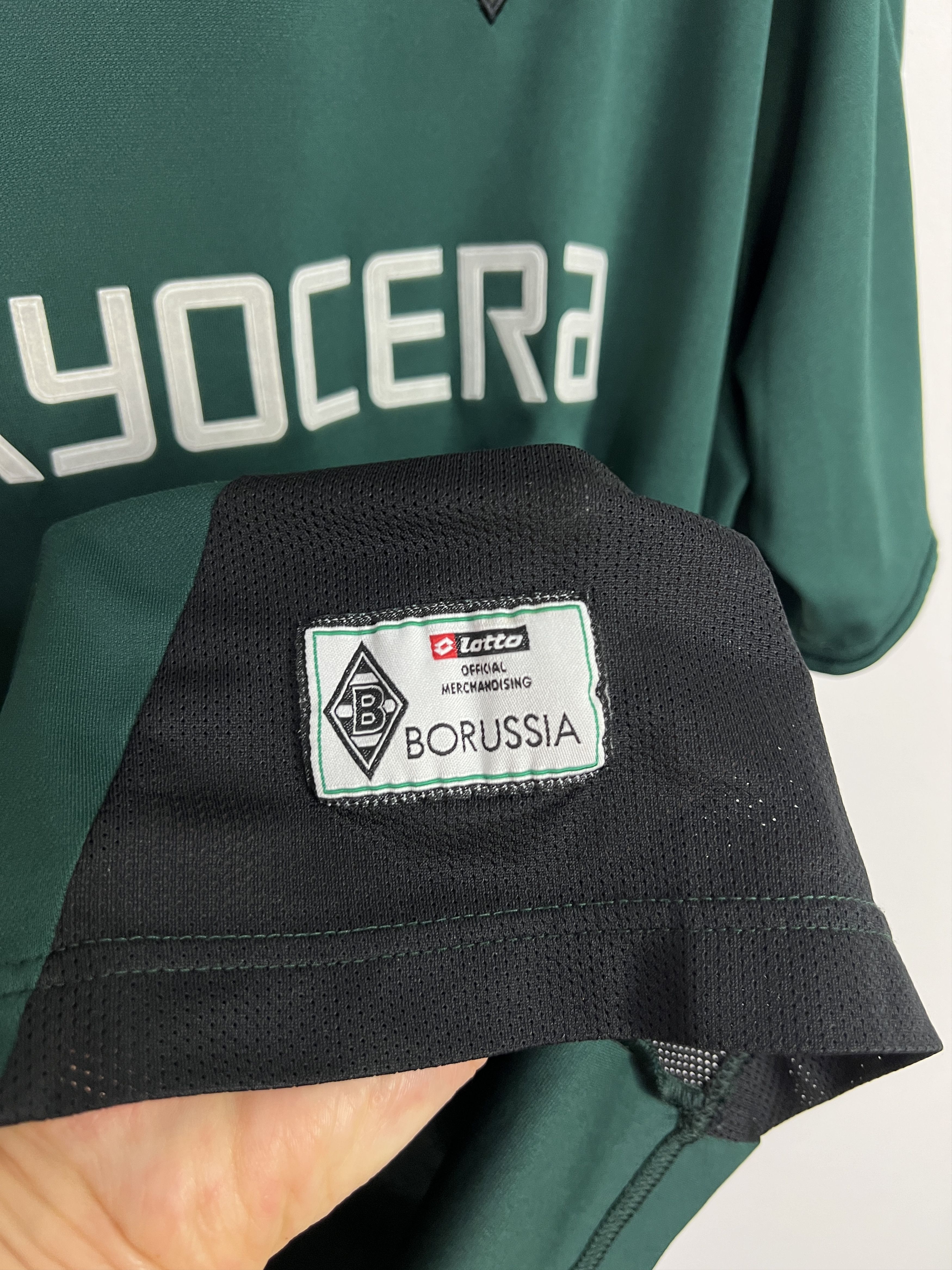 Lotto Sport Monchengladbach Home football shirt Soccer Jersey Trikot Size US XXL / EU 58 / 5 - 5 Thumbnail