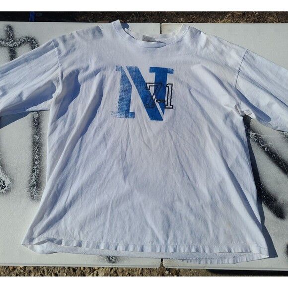 Nike Vintage Y2k Nike 71 Long Sleeve Shirt Silver Tag Size US XL / EU 56 / 4 - 4 Thumbnail