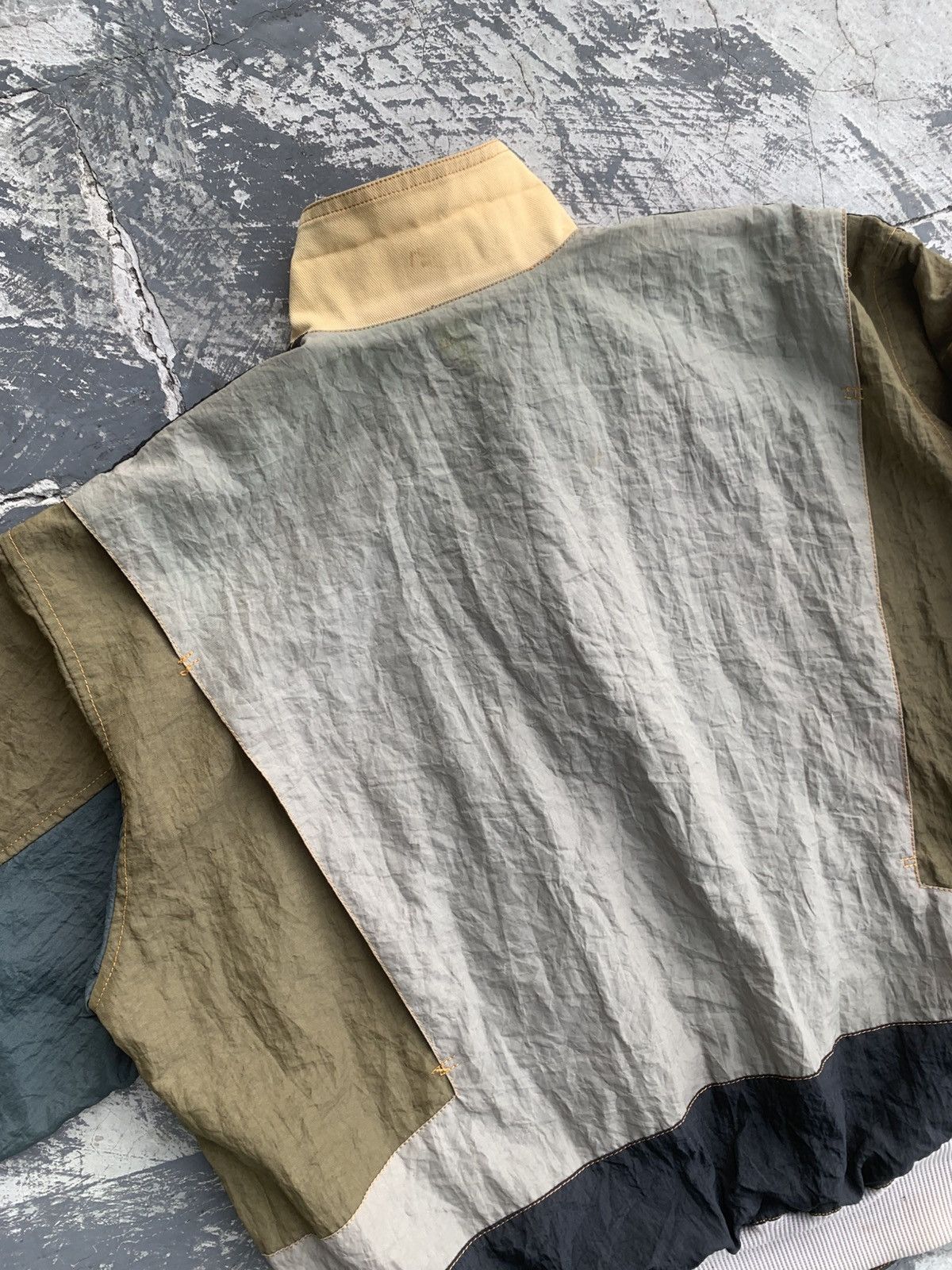 Jean Paul Gaultier 90’s Jean Paul Gaultier “QU’EST-CE QU’ELLE A? Nylon Denim Size US XL / EU 56 / 4 - 12 Thumbnail
