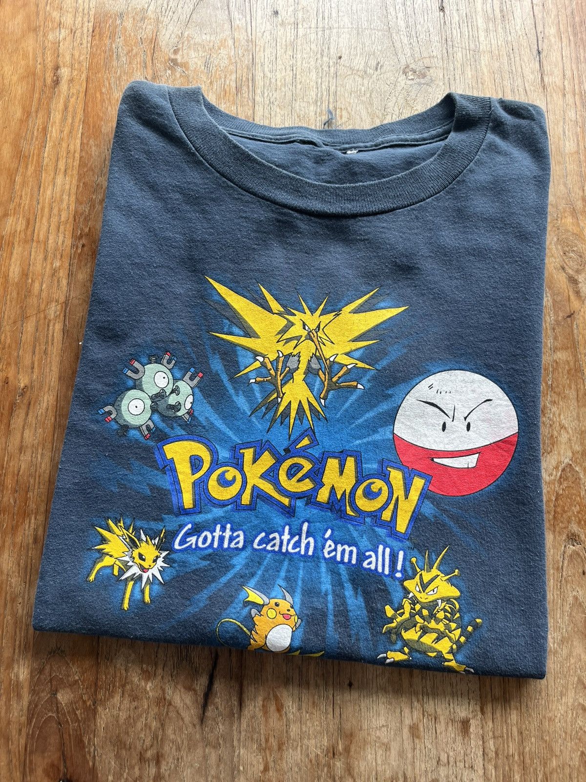Nintendo × Pokemon × Vintage Vintage Lightning POKEMON 1999’s Nintendo T-shirt Size US M / EU 48-50 / 2 - 1 Thumbnail