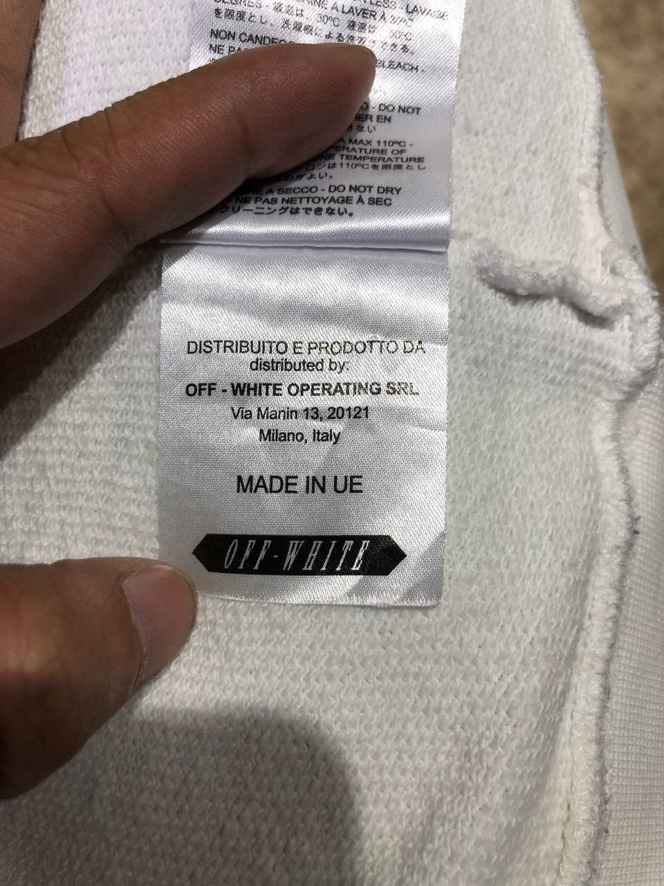 Off-White Off-white 2015 Caravaggio Annunciation Diagonal hoodie Size US S / EU 44-46 / 1 - 11 Thumbnail