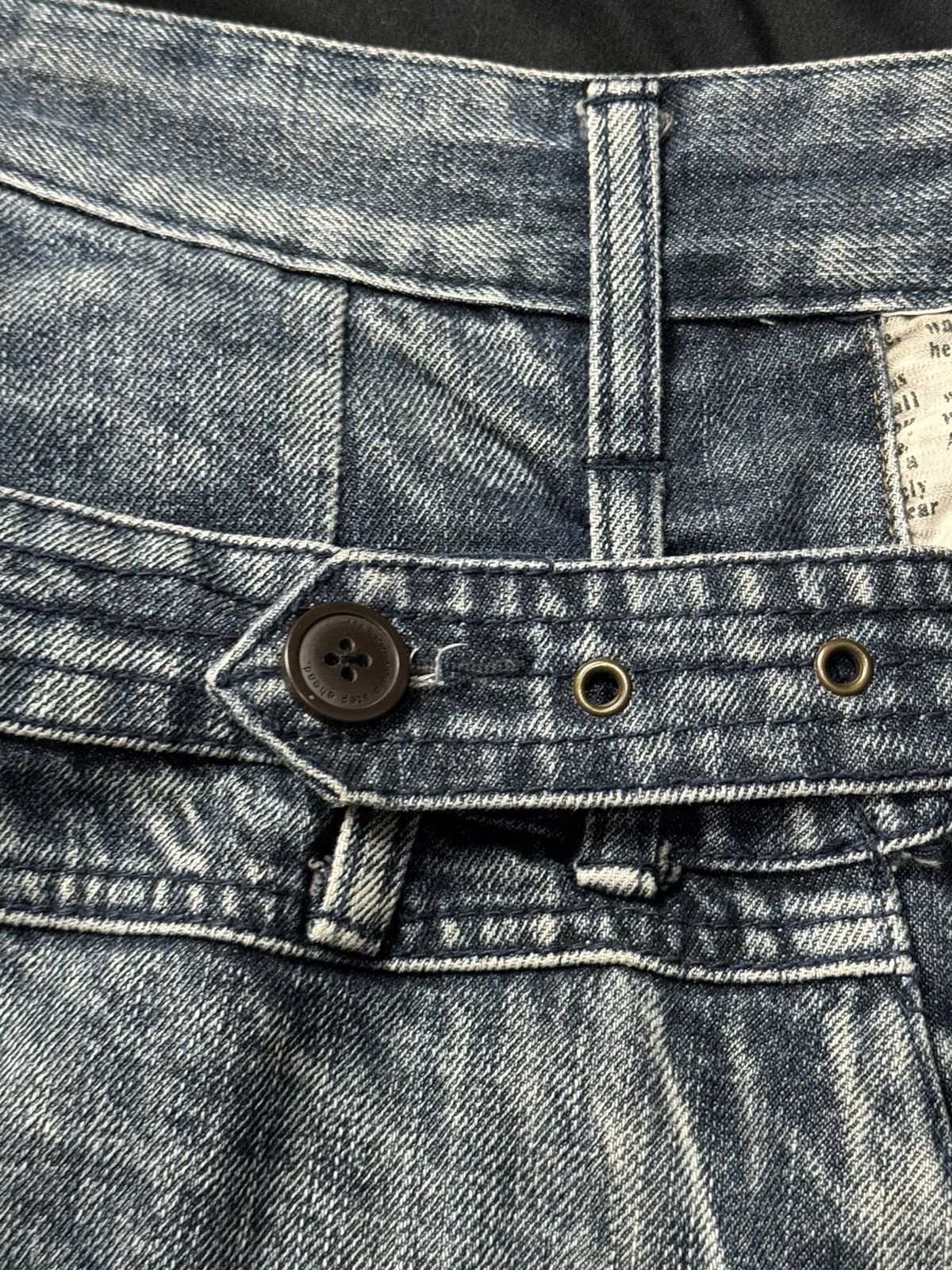 Hysteric Glamour × Japanese Brand × PPFM Double Waist Breathmint Japanese Denim Size US 30 / EU 46 - 13 Thumbnail