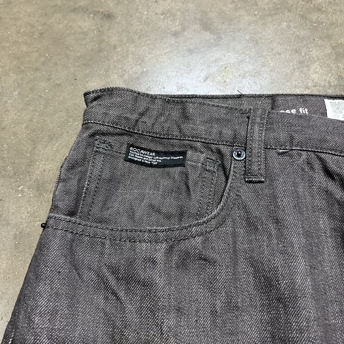 Rocawear Vintage Y2K Rocawear Baggy Denim Jean Shorts Skater Grunge Size US 38 / EU 54 - 7 Thumbnail