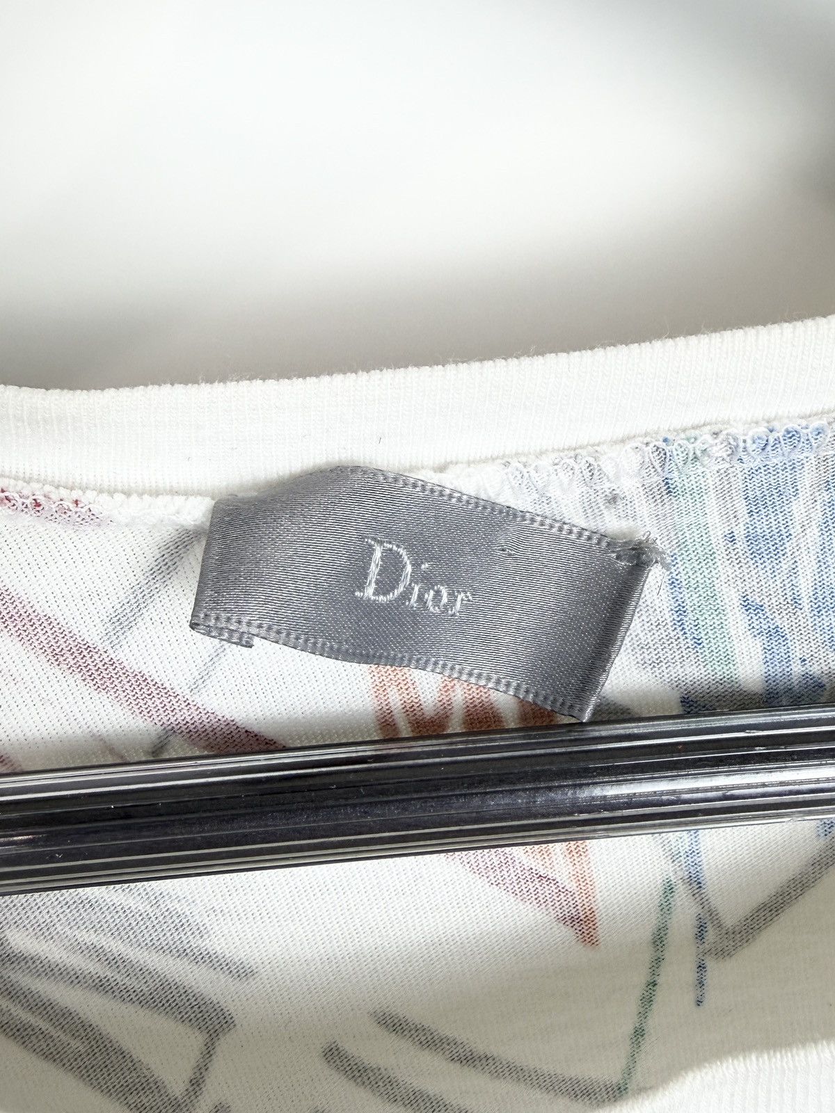 Dior SS15 Dior Homme Scribble Print Tshirt KVA White Size US XXL / EU 58 / 5 - 4 Thumbnail