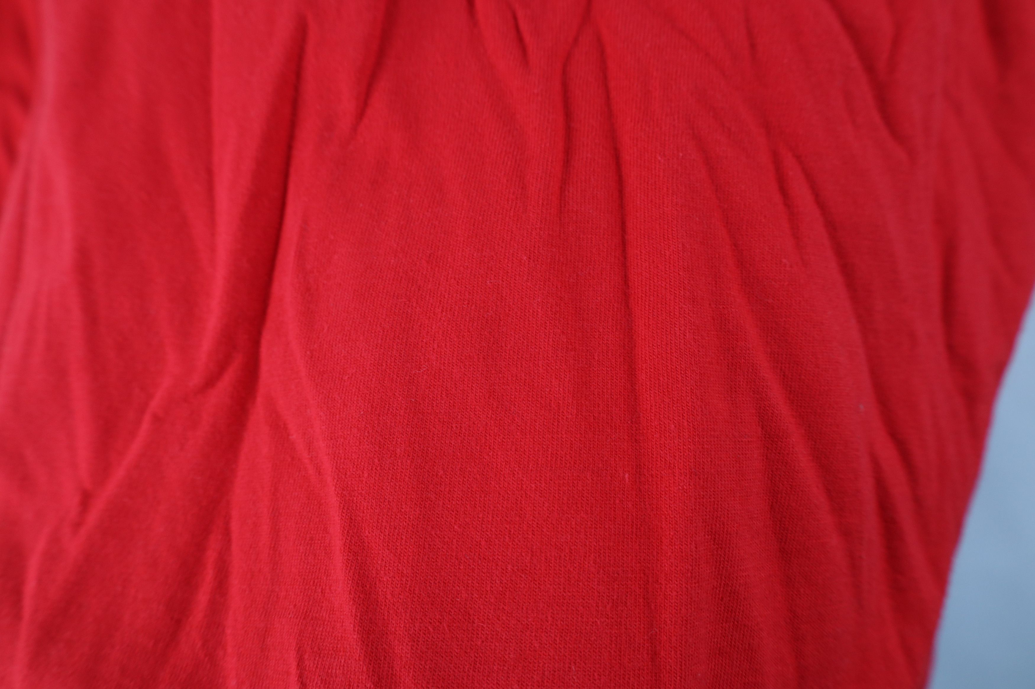 Vintage Vintage 90s Streetwear Heavy Cotton Pocket T-Shirt Red USA Size US XL / EU 56 / 4 - 9 Thumbnail