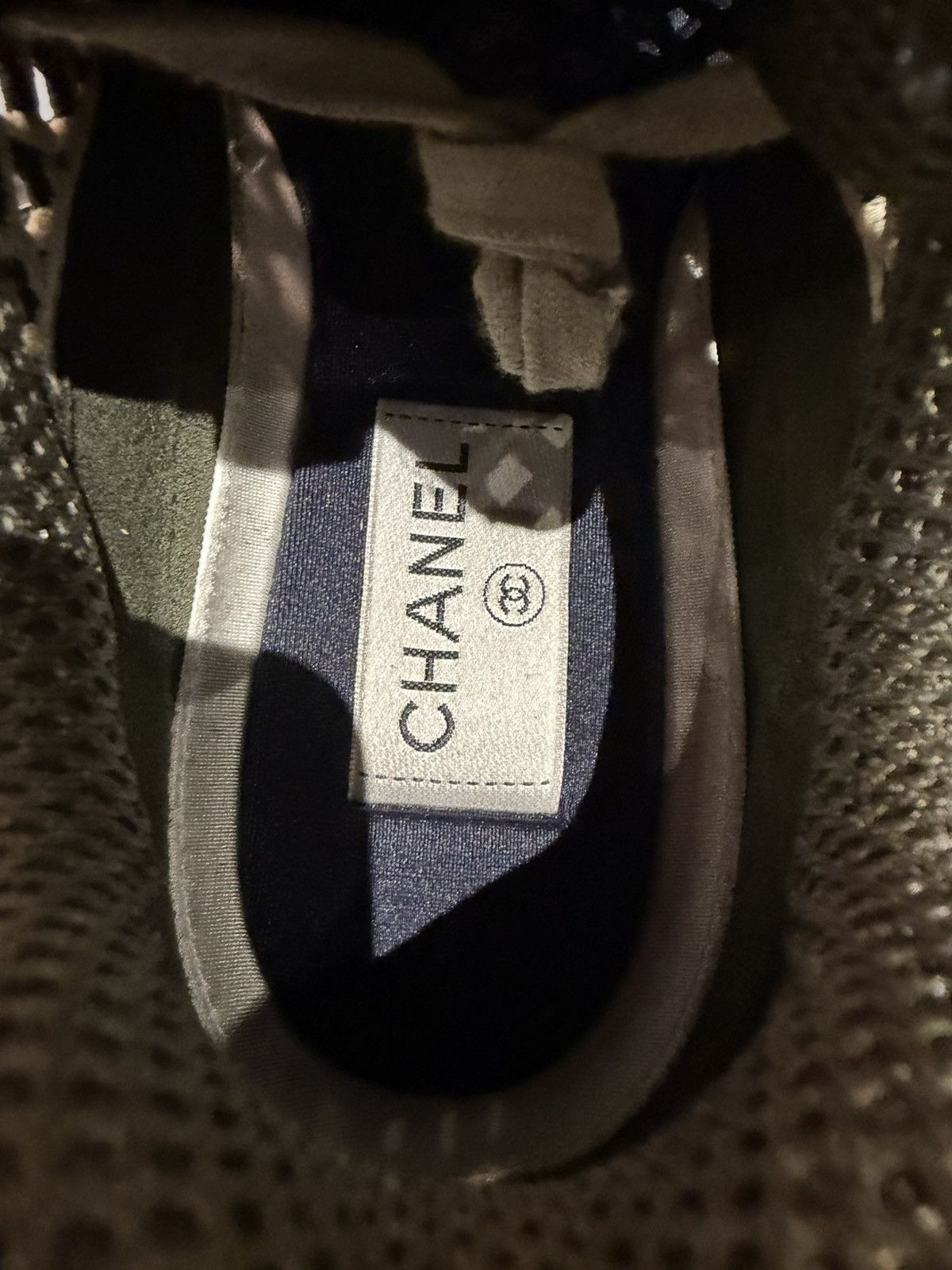 Chanel Size 9US/39EU - Chanel Suede Calfskin Embroidered CC Size US 9 / IT 39 - 11 Thumbnail