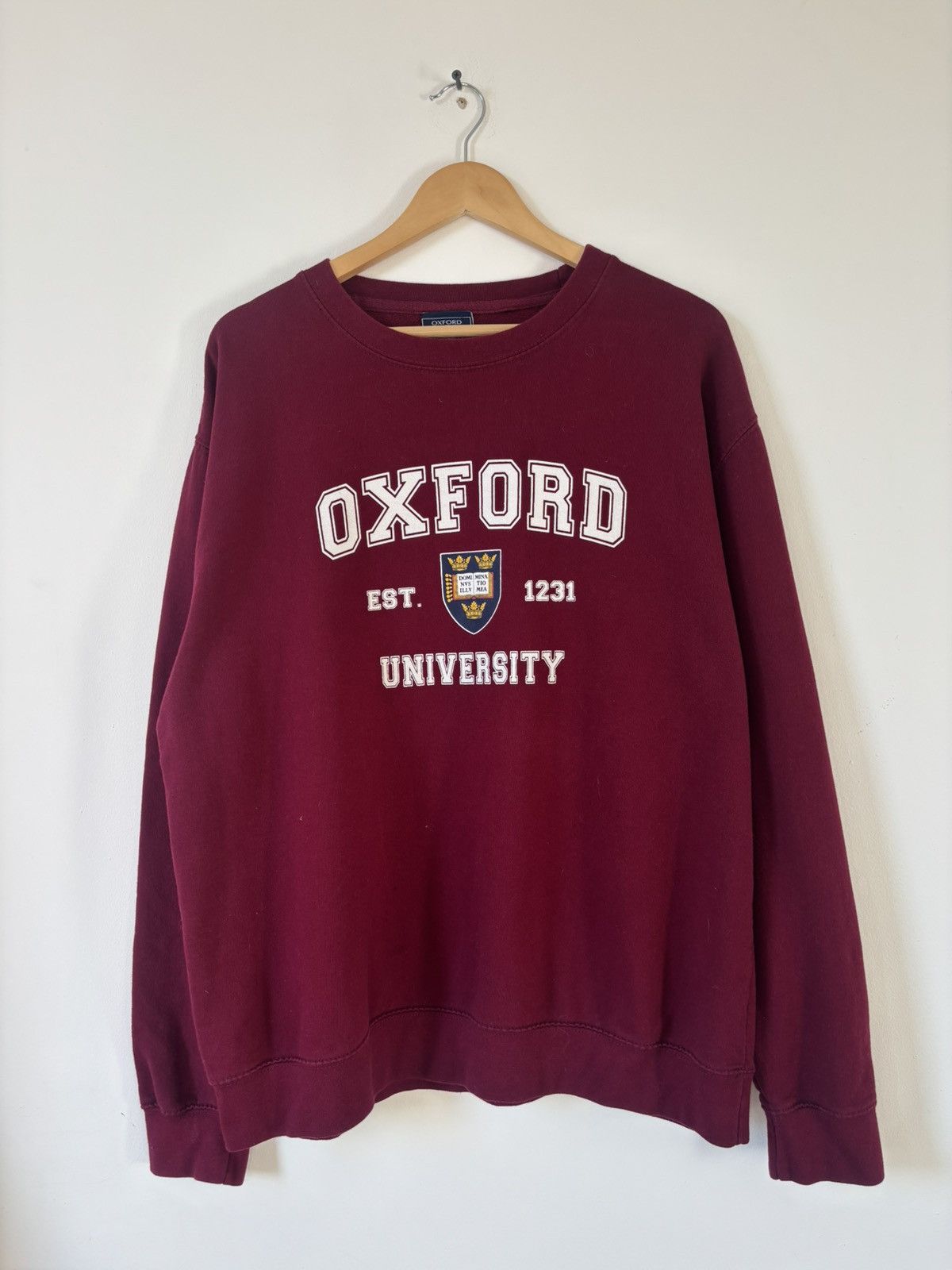 Other Vintage Oxford University Varsity Crest Crewneck Sweater XL Size US XL / EU 56 / 4 - 1 Thumbnail