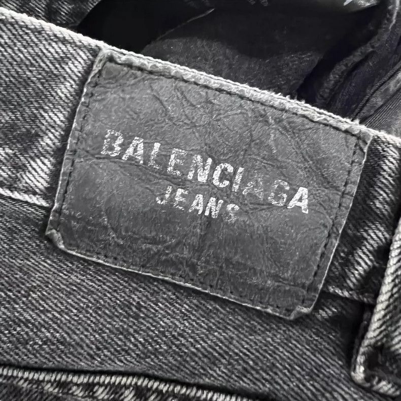 Balenciaga Balenciaga Washed Denim Flared Pants XS Size-2507 Size US 26 / EU 42 - 3 Thumbnail