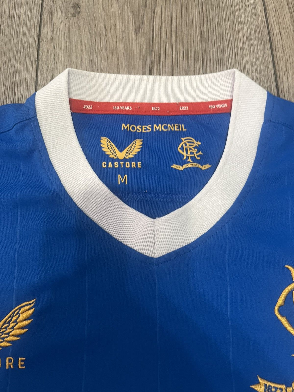 Castore Glasgow Rangers 2021/22 Home Football Shirt Soccer Jersey Size US M / EU 48-50 / 2 - 3 Thumbnail