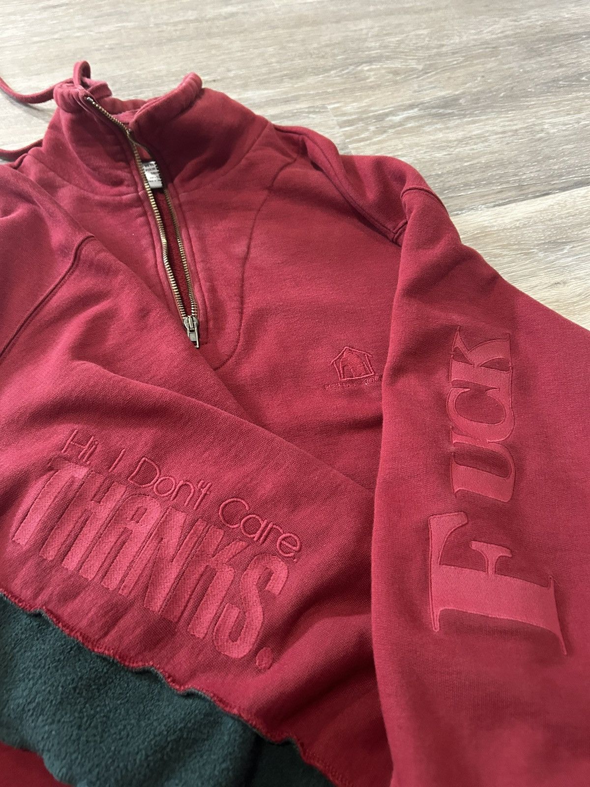Vetements Rare Vetements Winter 2019 Inside Out Paneled Quarter Zip Size US L / EU 52-54 / 3 - 2 Thumbnail