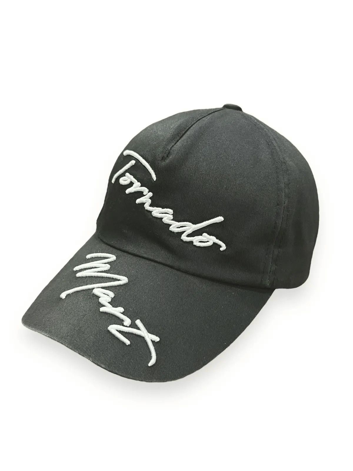 Tornado Mart VERYRARE🔥90’s TORNADO MART Bold Embroidery Spellout Dad Hat Size ONE SIZE - 3 Thumbnail