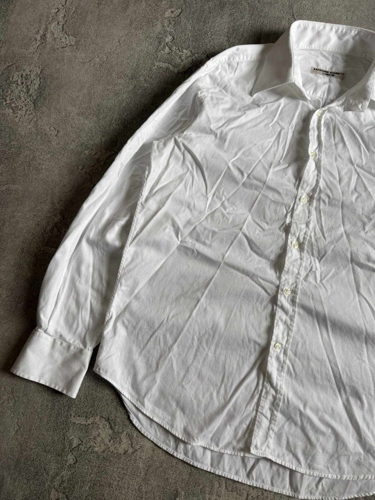 Katharine Hamnett London Katharine Hamnett London 45/18 shirt button up long sleeve Size US XXL / EU 58 / 5 - 9 Thumbnail