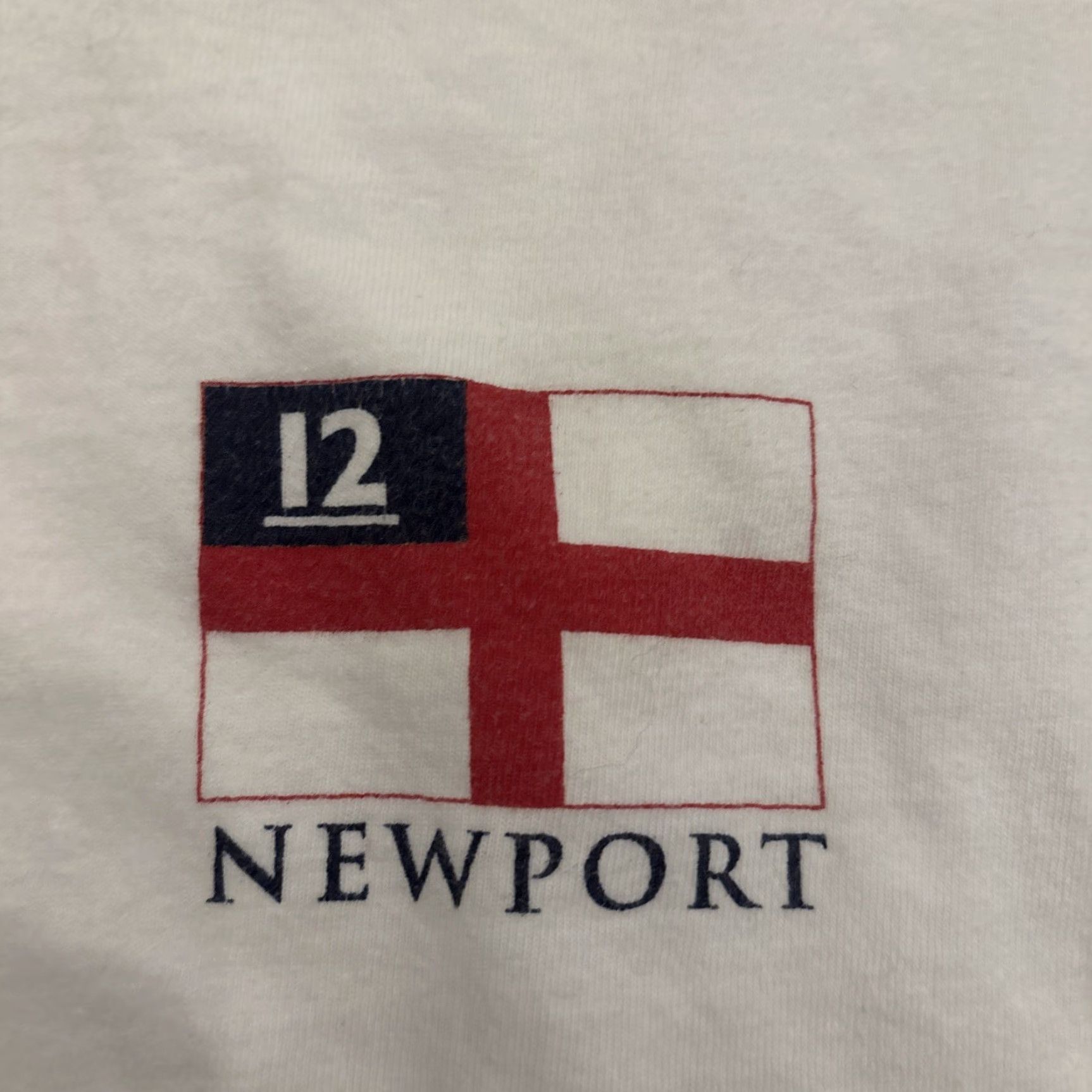 Hanes VINTAGE American Eagle 12 Meter Yacht T Shirt White Size L Men T-Shirt 90s USA Racing Hanes Size US L / EU 52-54 / 3 - 2 Thumbnail