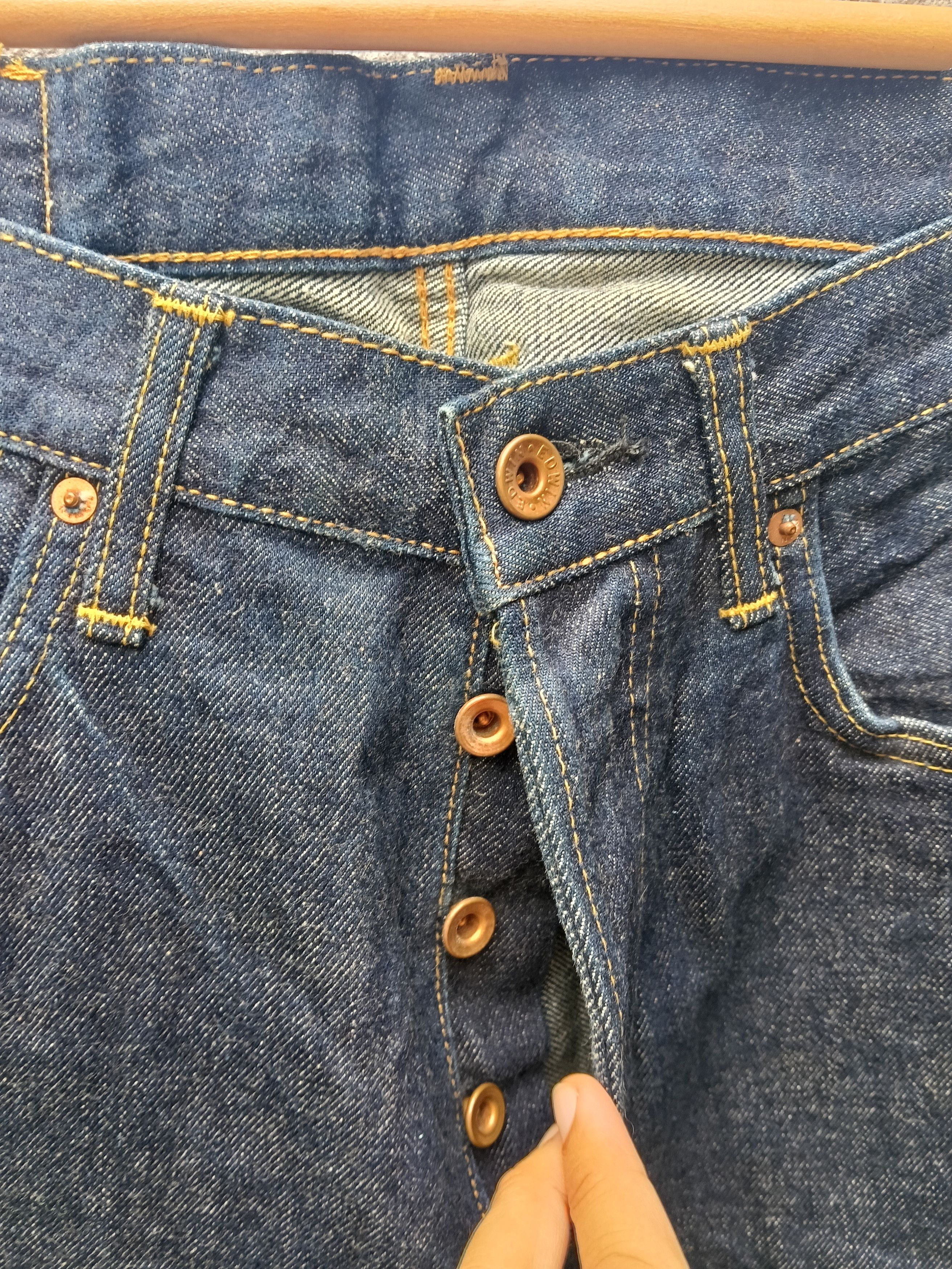 Edwin 💥 Edwin 505 Japanese Selvedge Jeans💥 Size US 31 - 3 Thumbnail