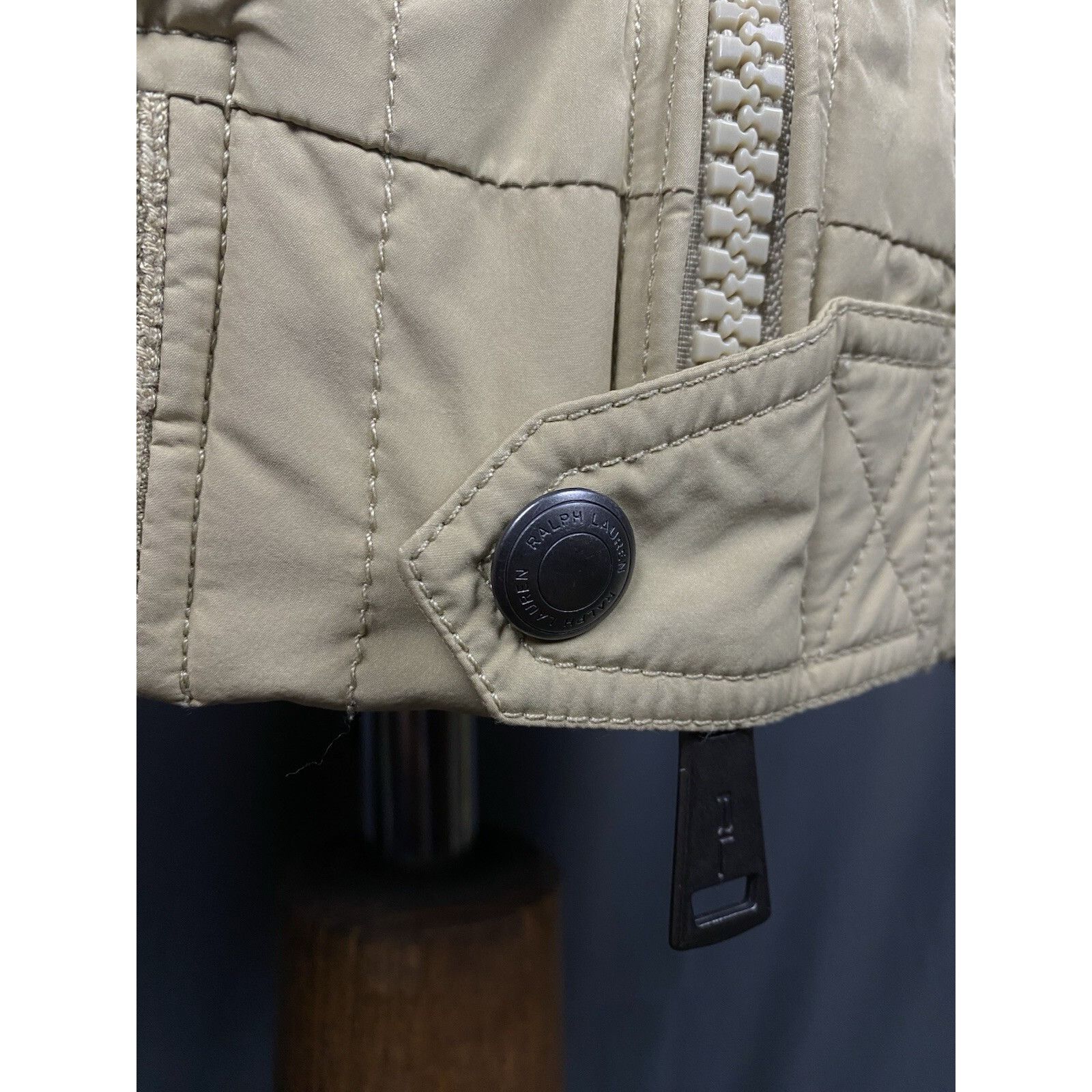 Polo Ralph Lauren Polo Ralph Lauren Men's Beige Nylon Multipocket Bomber Jacke Size US XXL / EU 58 / 5 - 9 Thumbnail