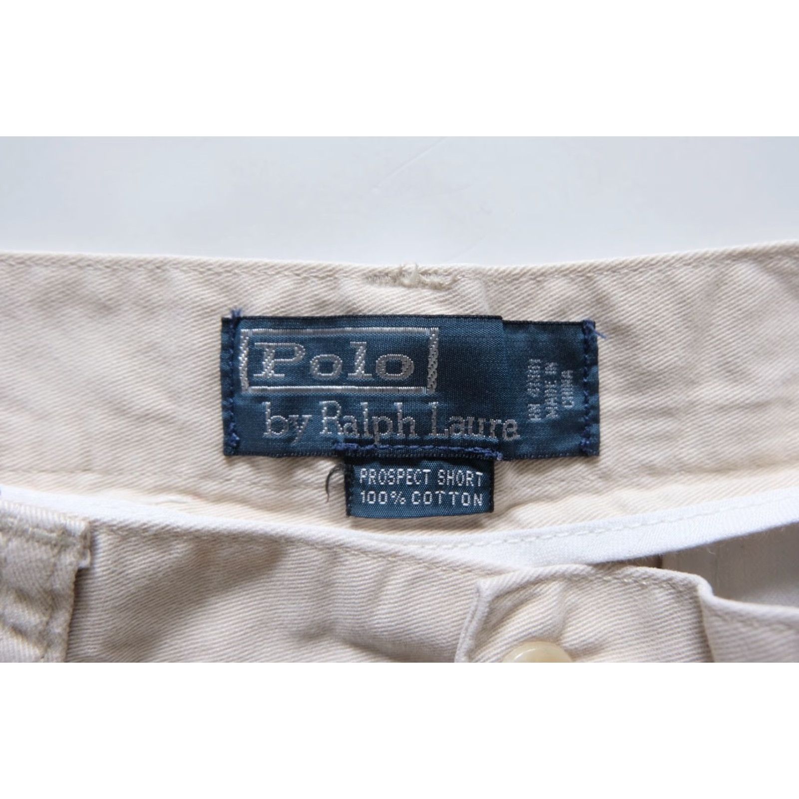 Ralph Lauren VINTAGE Ralph Lauren Polo Khaki Classic Fit Chino 9" Short 90s Mens Size 35 Beige Flat Front Zip Pockets 9" Inseam Menswear Shoes? Size US S / EU 44-46 / 1 - 5 Thumbnail