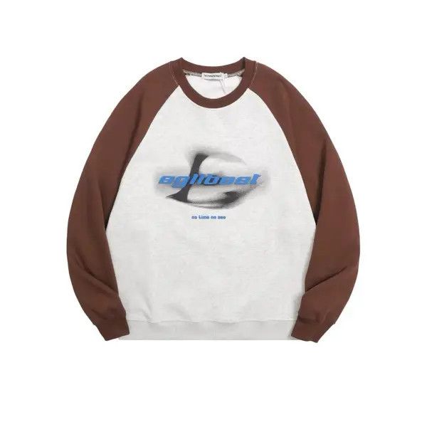 Japanese Brand ❤️Printed spliced long sleeved hoodie Size US L / EU 52-54 / 3 - 8 Thumbnail