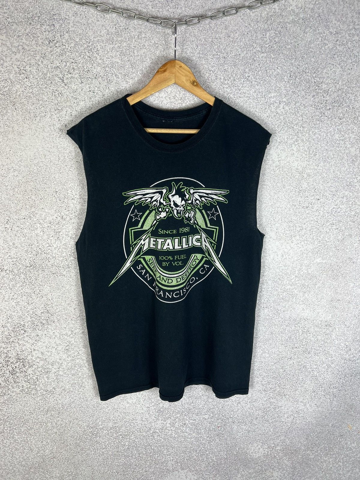 Band Tees Vintage Metallica Seek and Destroy Rock Band Tank Top Tee Size US L / EU 52-54 / 3 - 1 Thumbnail