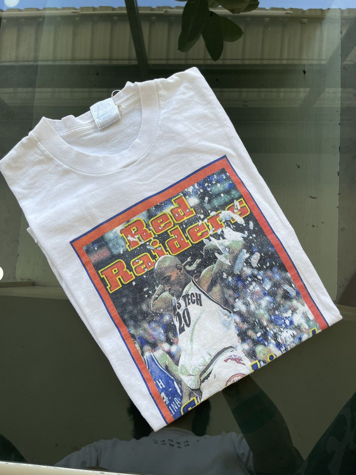NBA Vintage Red Raiders Smashing Tee Single Stitch L Size US L / EU 52-54 / 3 - 1 Thumbnail