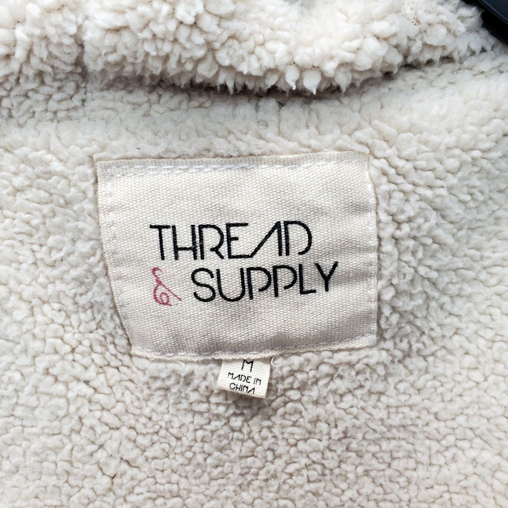 Vintage Thread & Supply Parka Jacket Womens M Green Sherpa Lined Zip Up Hoodie? Size M / US 6-8 / IT 42-44 - 5 Thumbnail