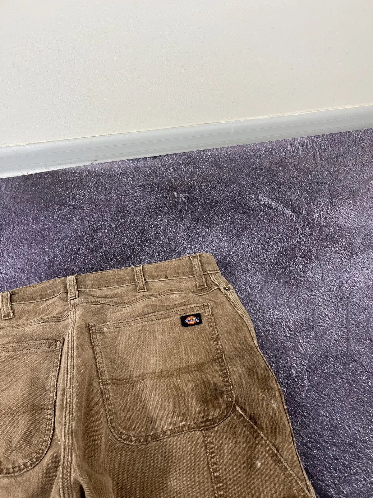 Dickies × Vintage Vintage Dickies American Brown Distressed Work Pants Size US 34 / EU 50 - 7 Thumbnail