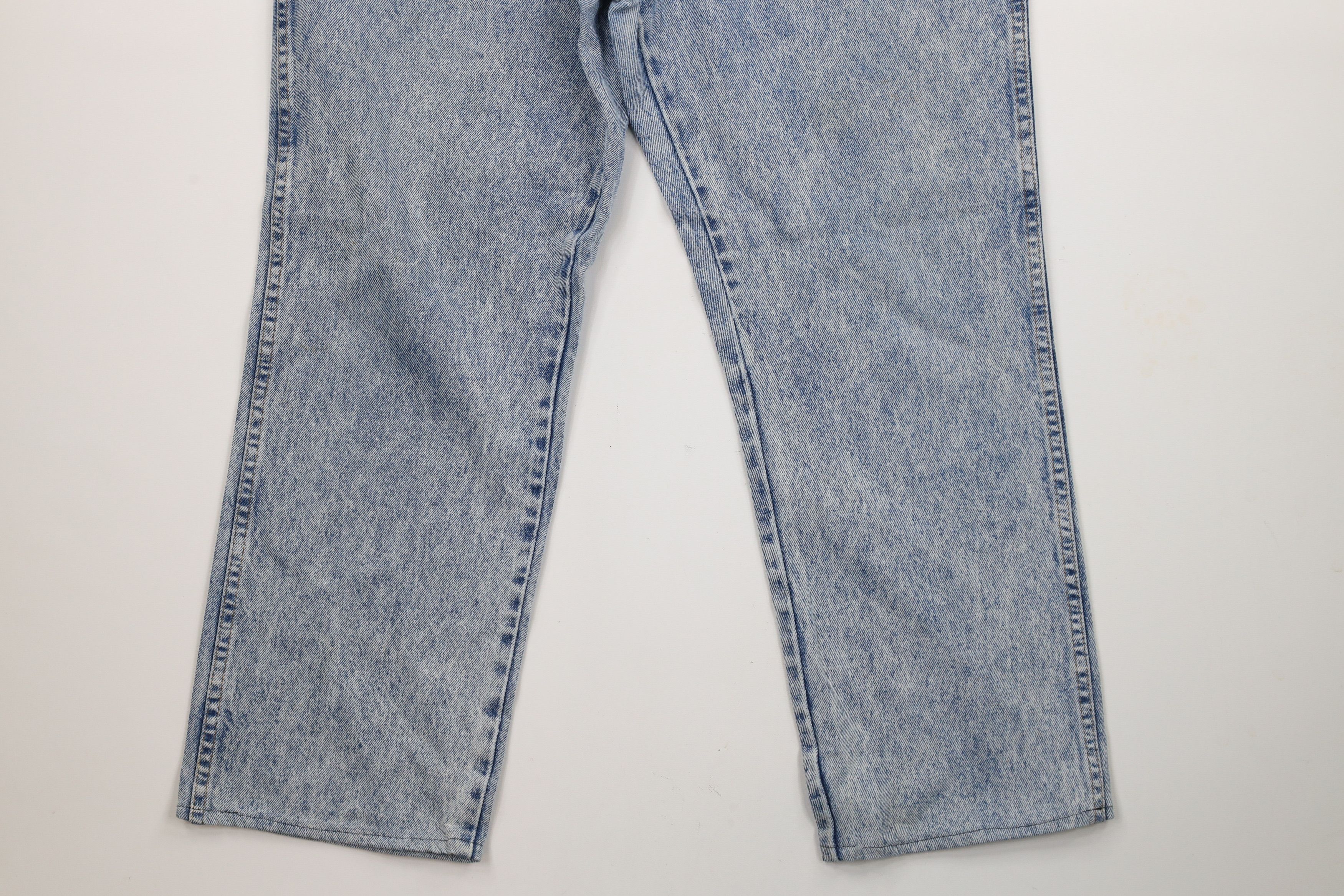 Vintage Vintage 90s Streetwear Acid Wash Denim Jeans Blue USA Size US 36 / EU 52 - 4 Thumbnail