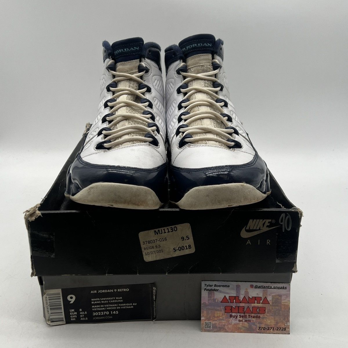 Jordan Brand Air Jordan 9 unc Size US 9 / EU 42 - 2 Thumbnail